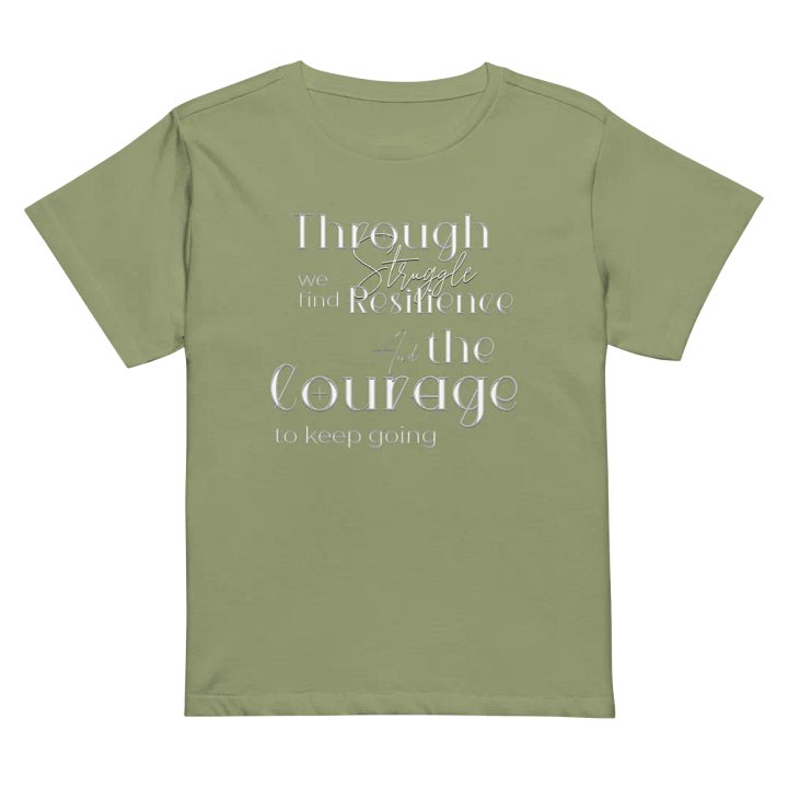 Resilience Quote Cotton Tee product image (2)