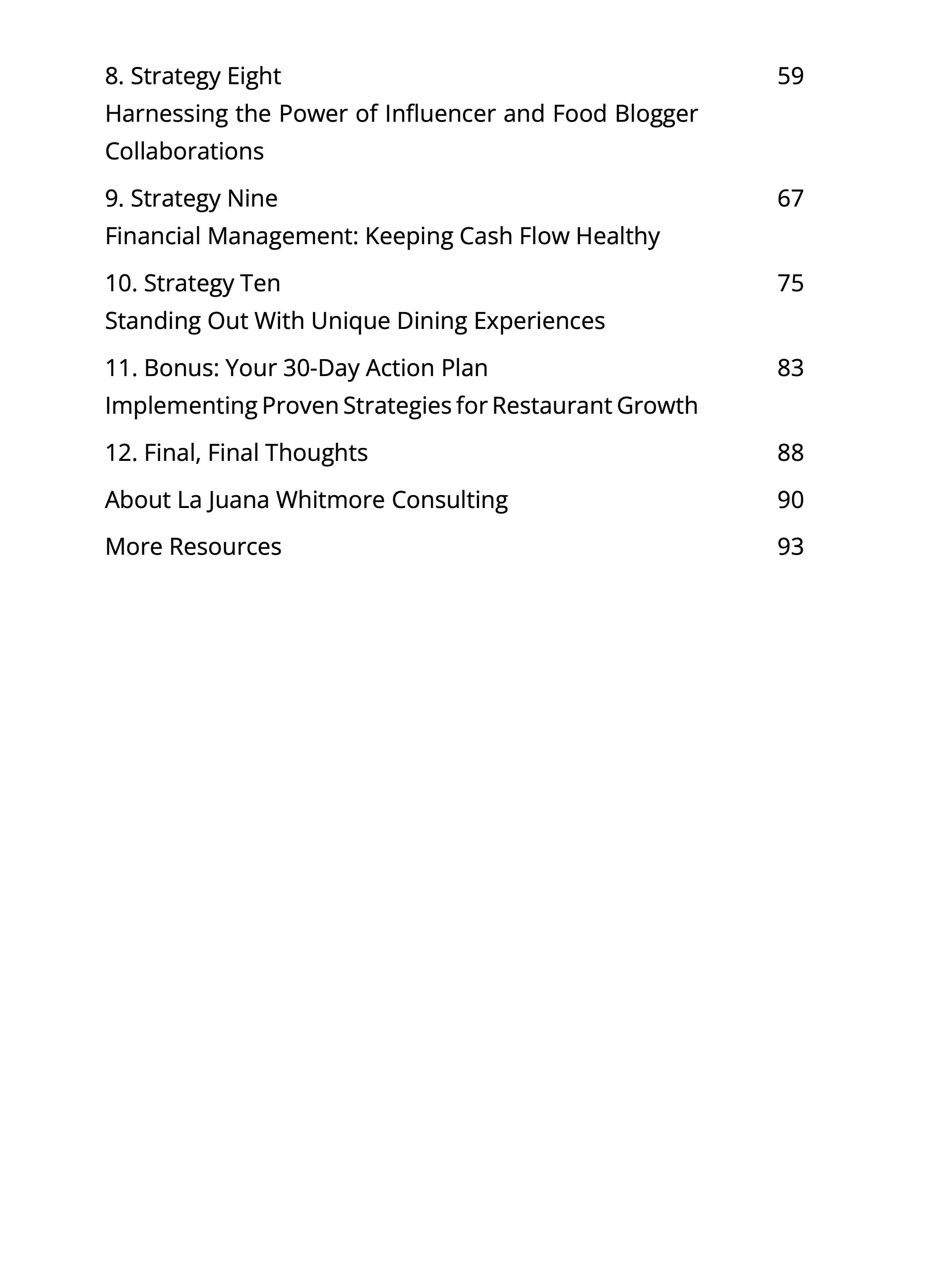 10 Proven Strategies to Grow Your Small Restaurant Business - eBooklet Download (EPUB) product image (9)