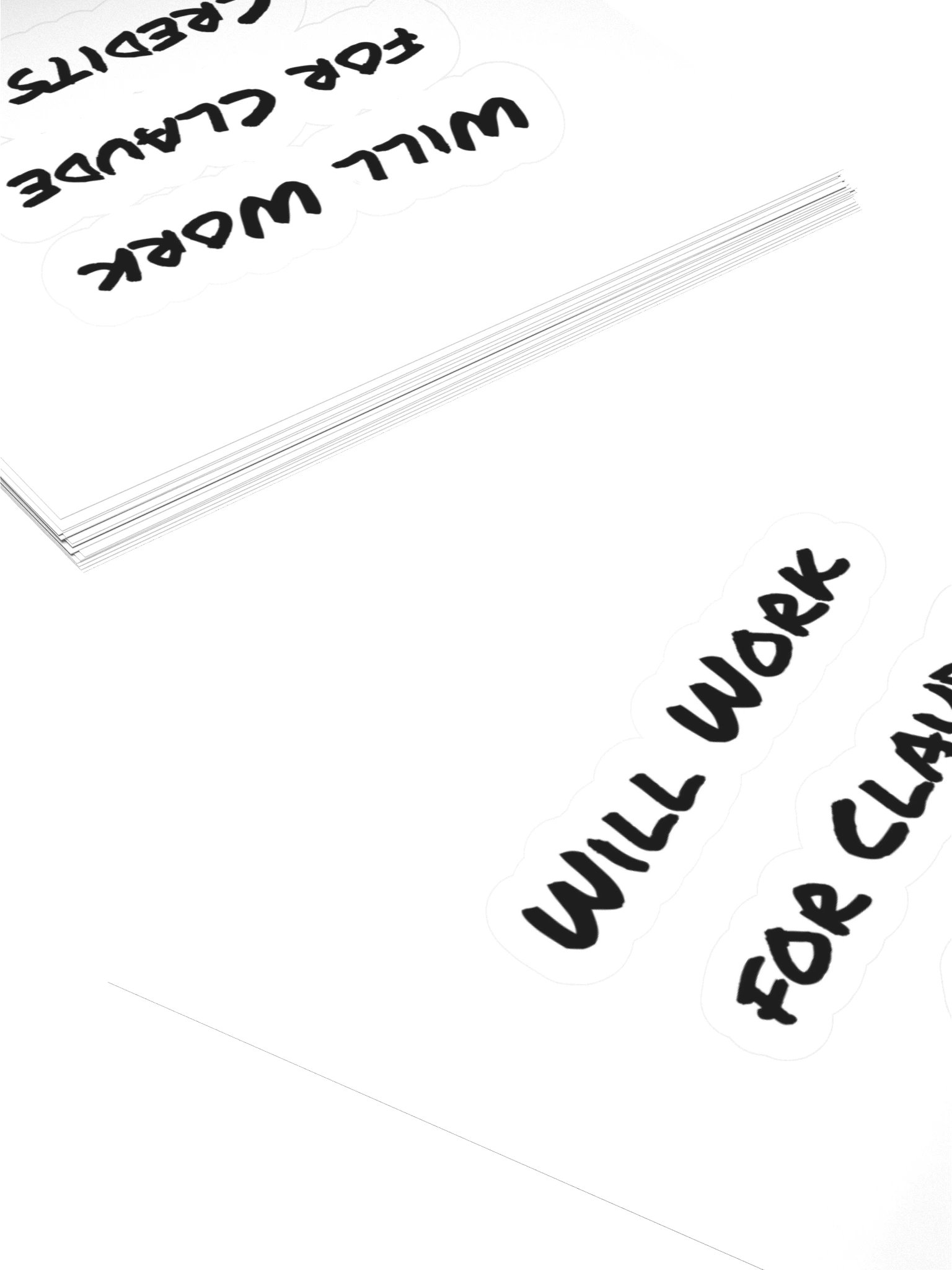 Will Work for Claude Credits product image (4)