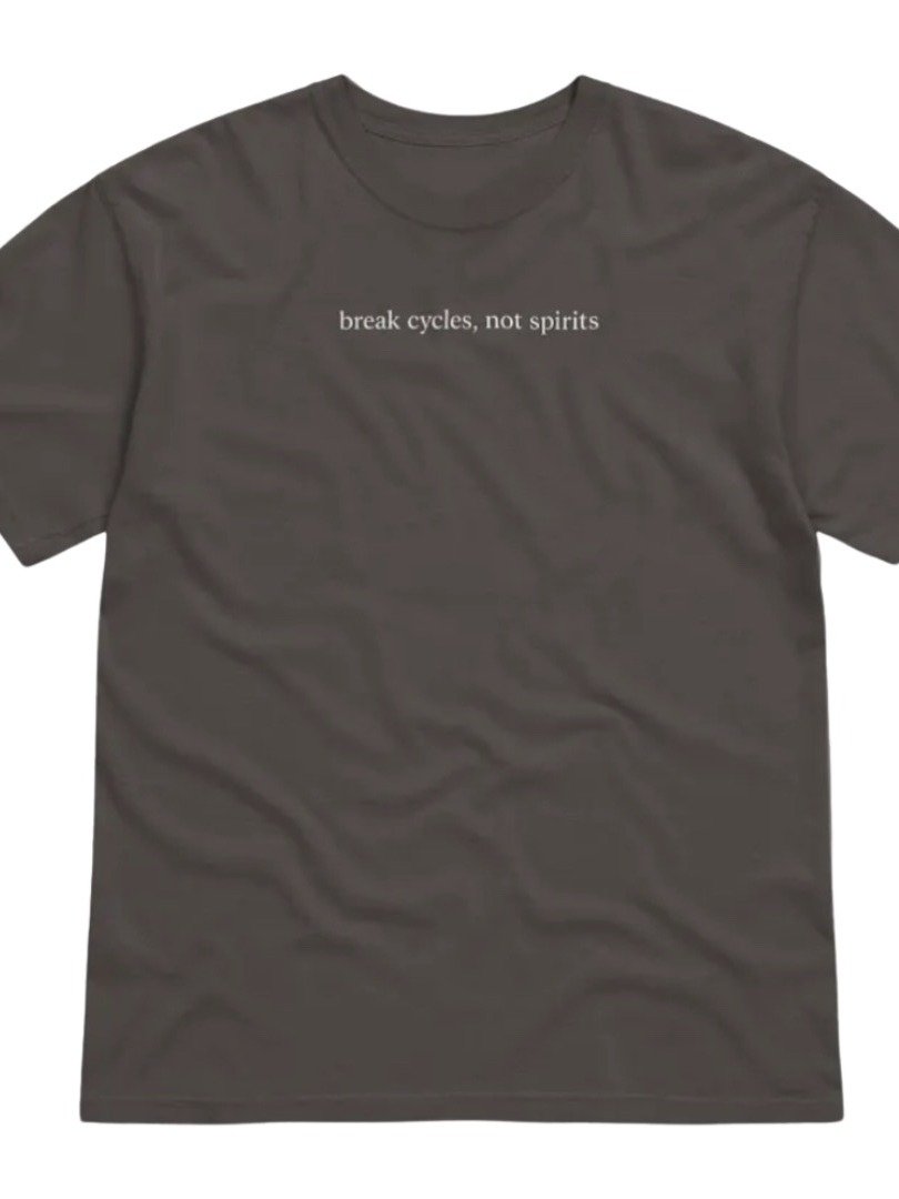 Break Cycles Not Spirits Tee product image (1)