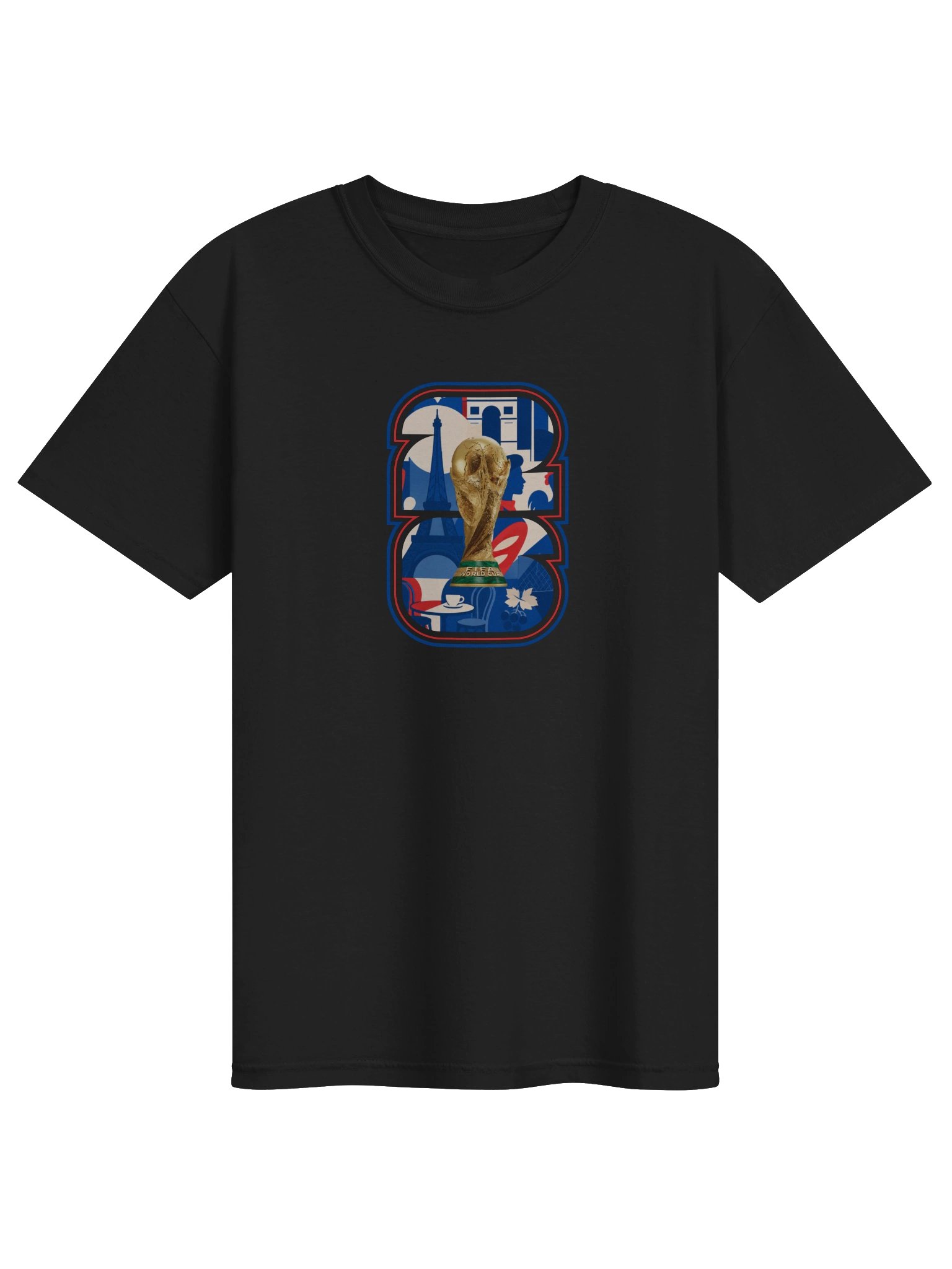 France World Cup Number 3 Graphic Tee product image (7)