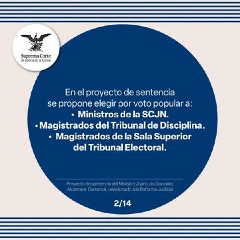 Mañana #LaCorte analizará el Proyecto de sentencia del ministro Juan Luis González Alcántara Carrancá, relacionado con la #re...
