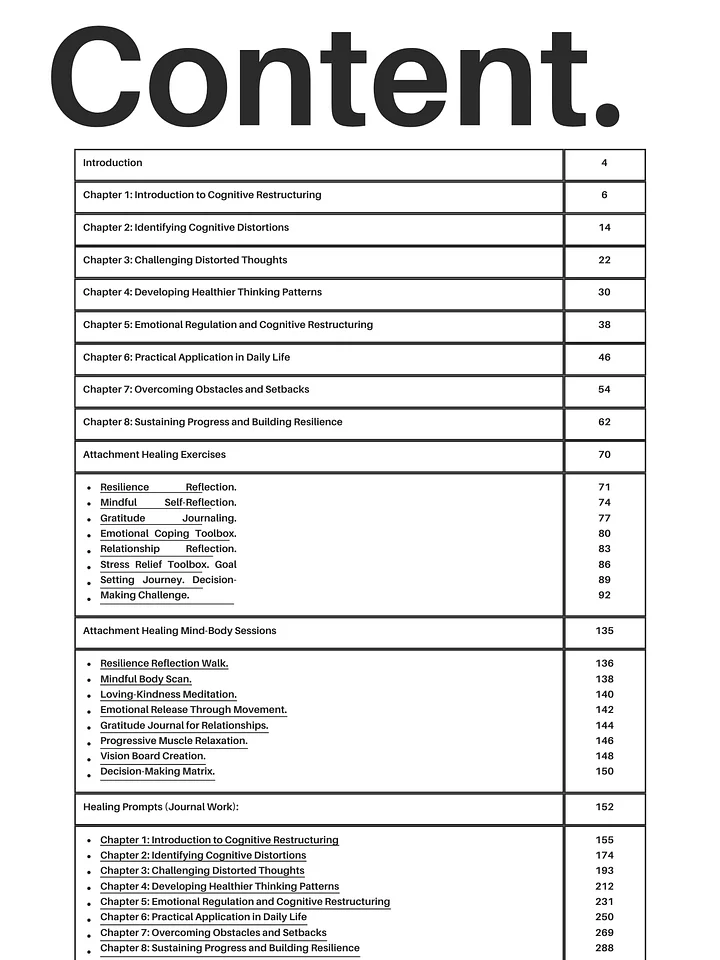 Cognitive Restructuring Workbook product image (2)