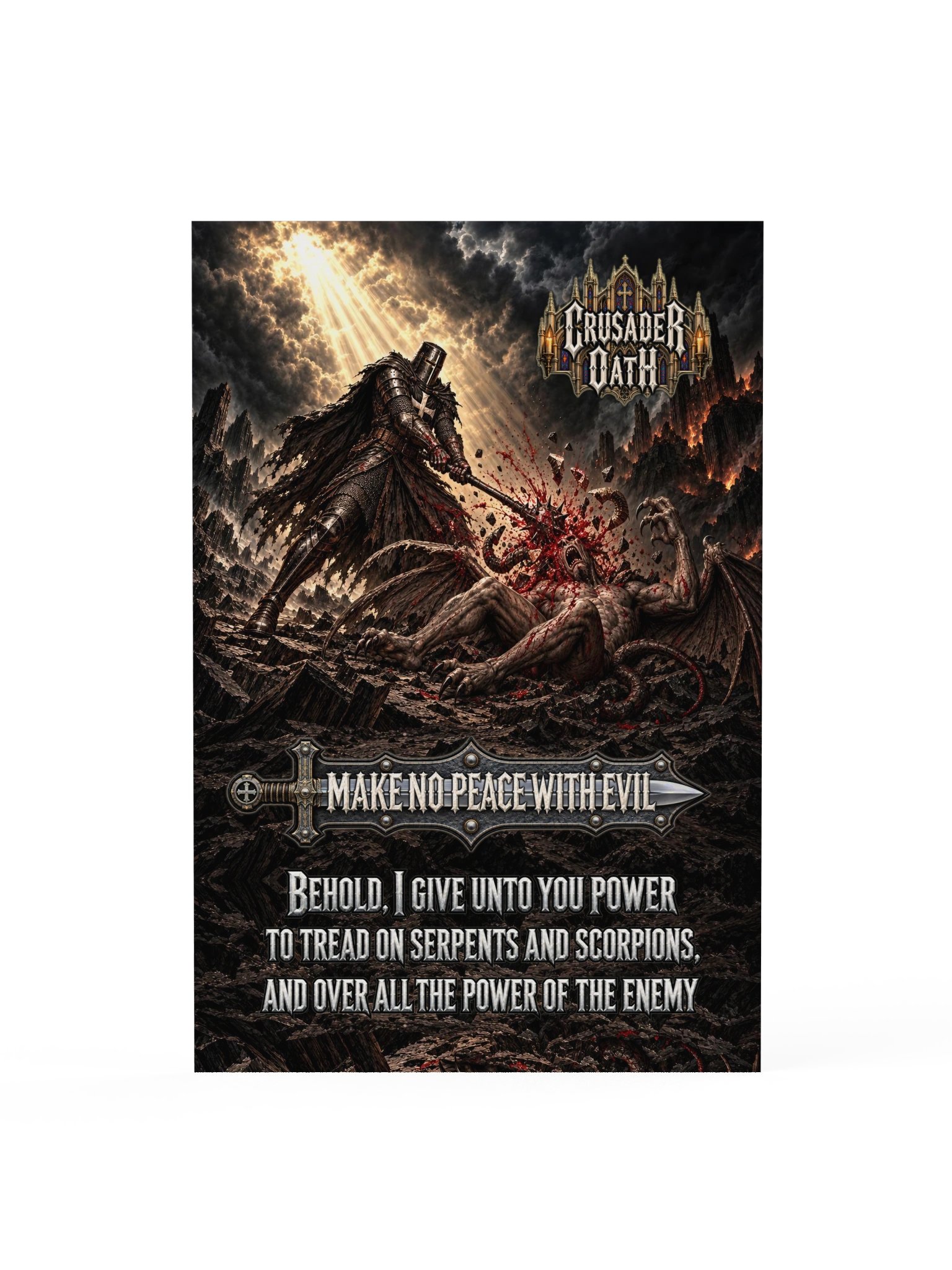 Make No Peace With Evil Posters product image (2)