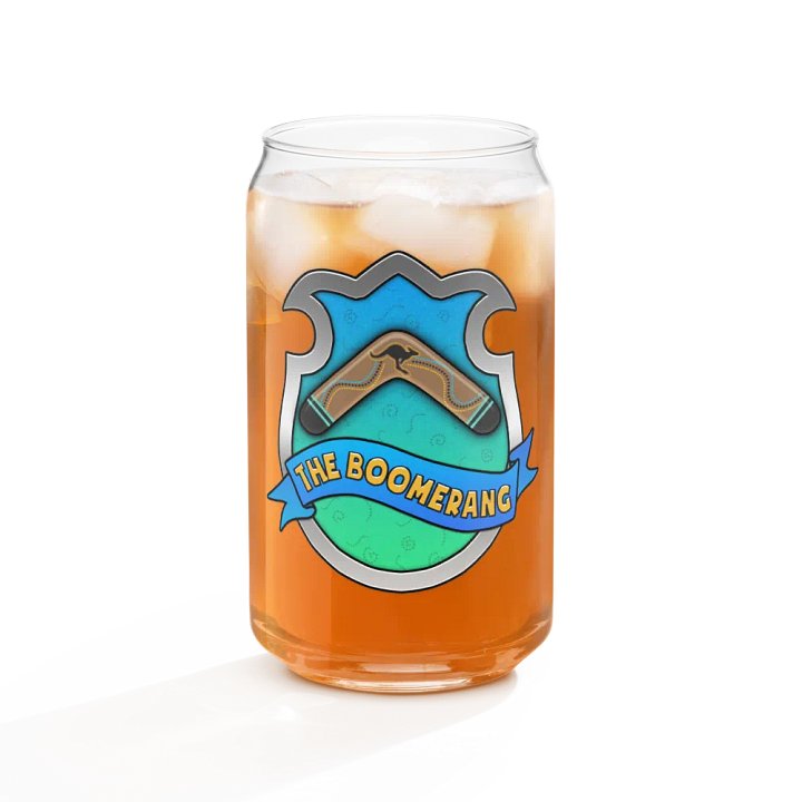 The Boomerang - Can Shaped Glass product image (1)