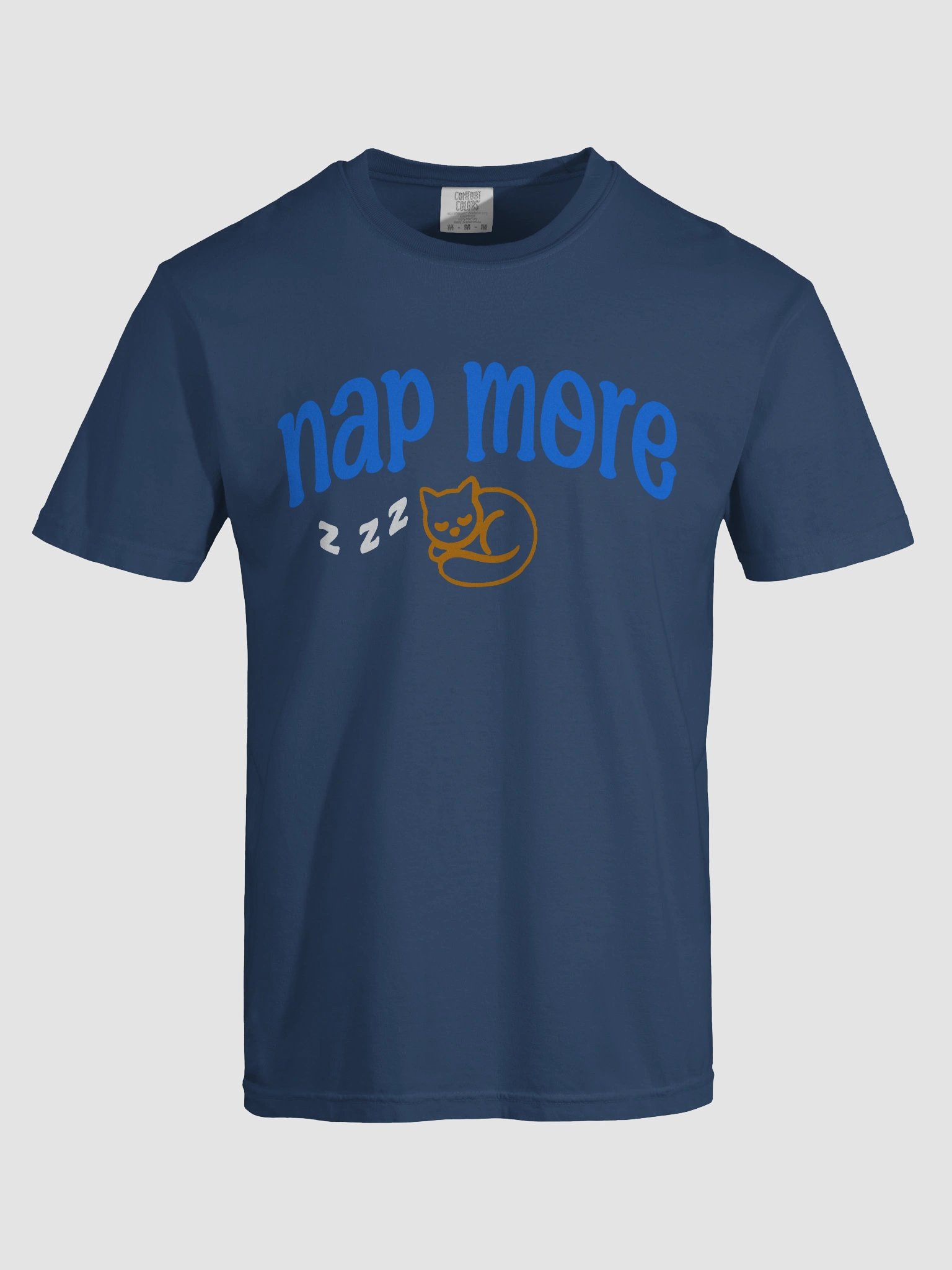 Nap More Cat Nap Comfort Tee product image (75)