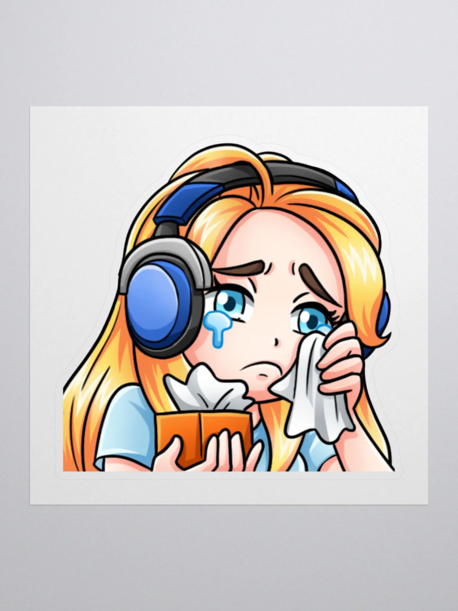 Melissa Tissue Emote Sticker product image (1)