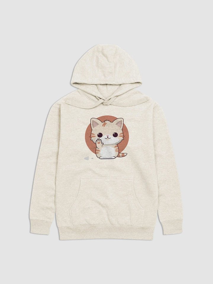 Chibi Cat Wave Unisex Hoodie product image (1)