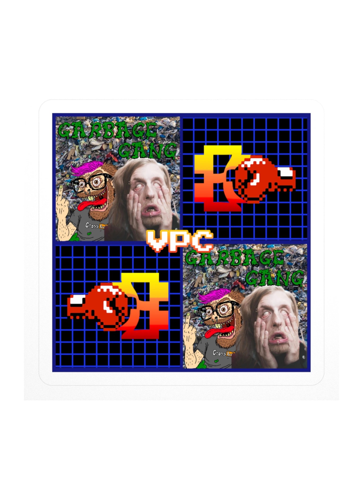 garbage gang vpc8 fan sticker product image (3)