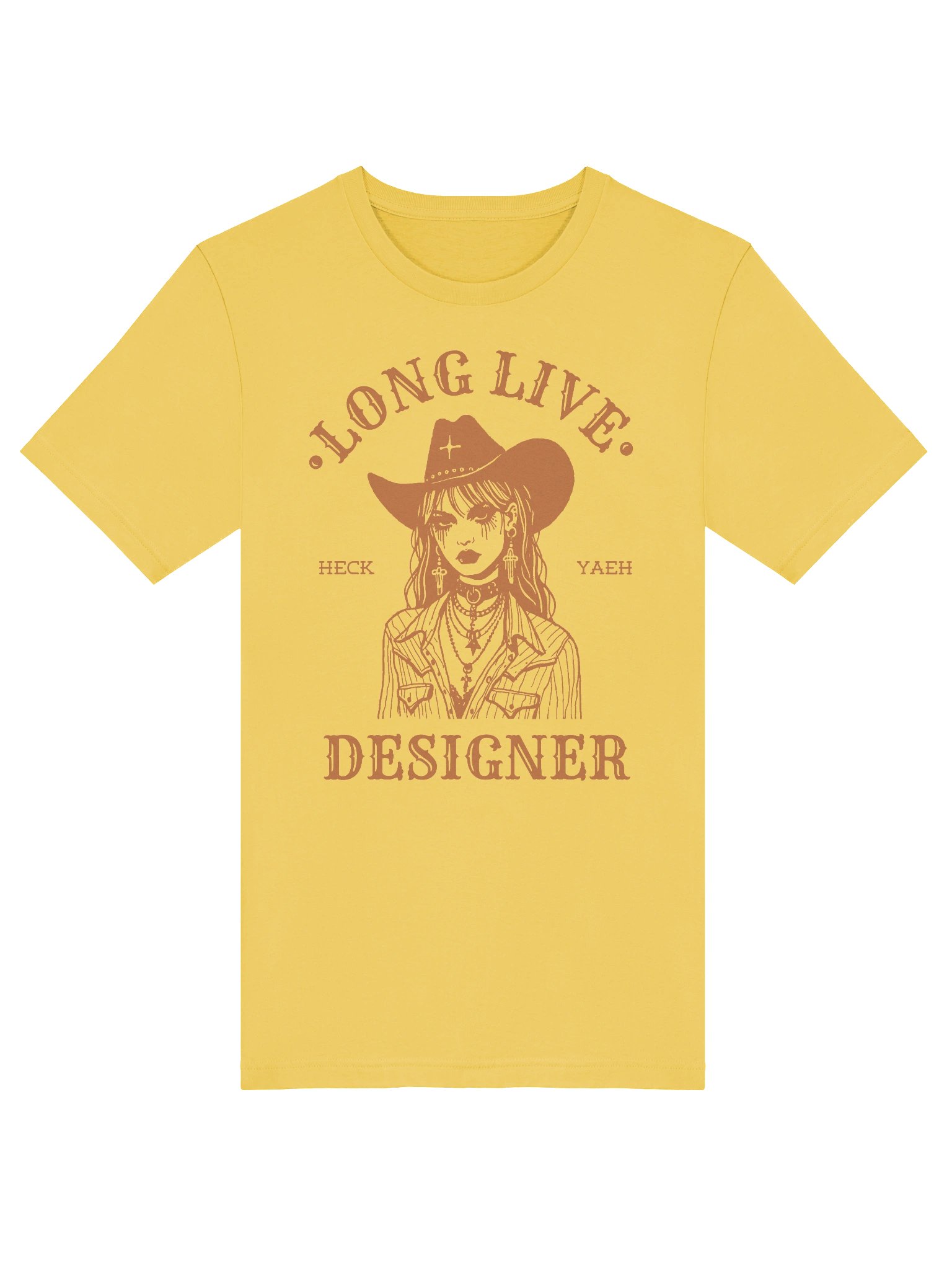 Designer Cowboy Orange Supersoft Tee product image (89)