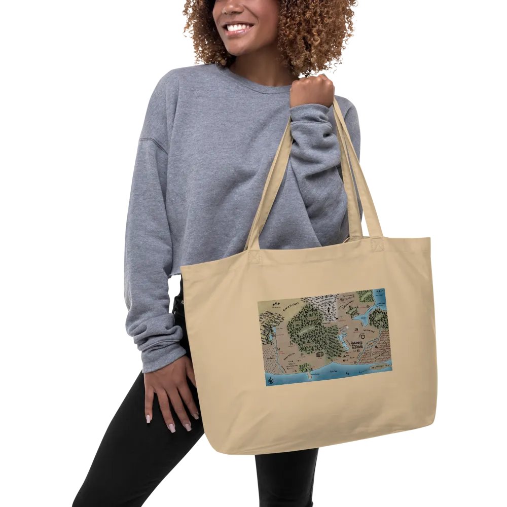 Qweendom map two-sided tote product image (5)