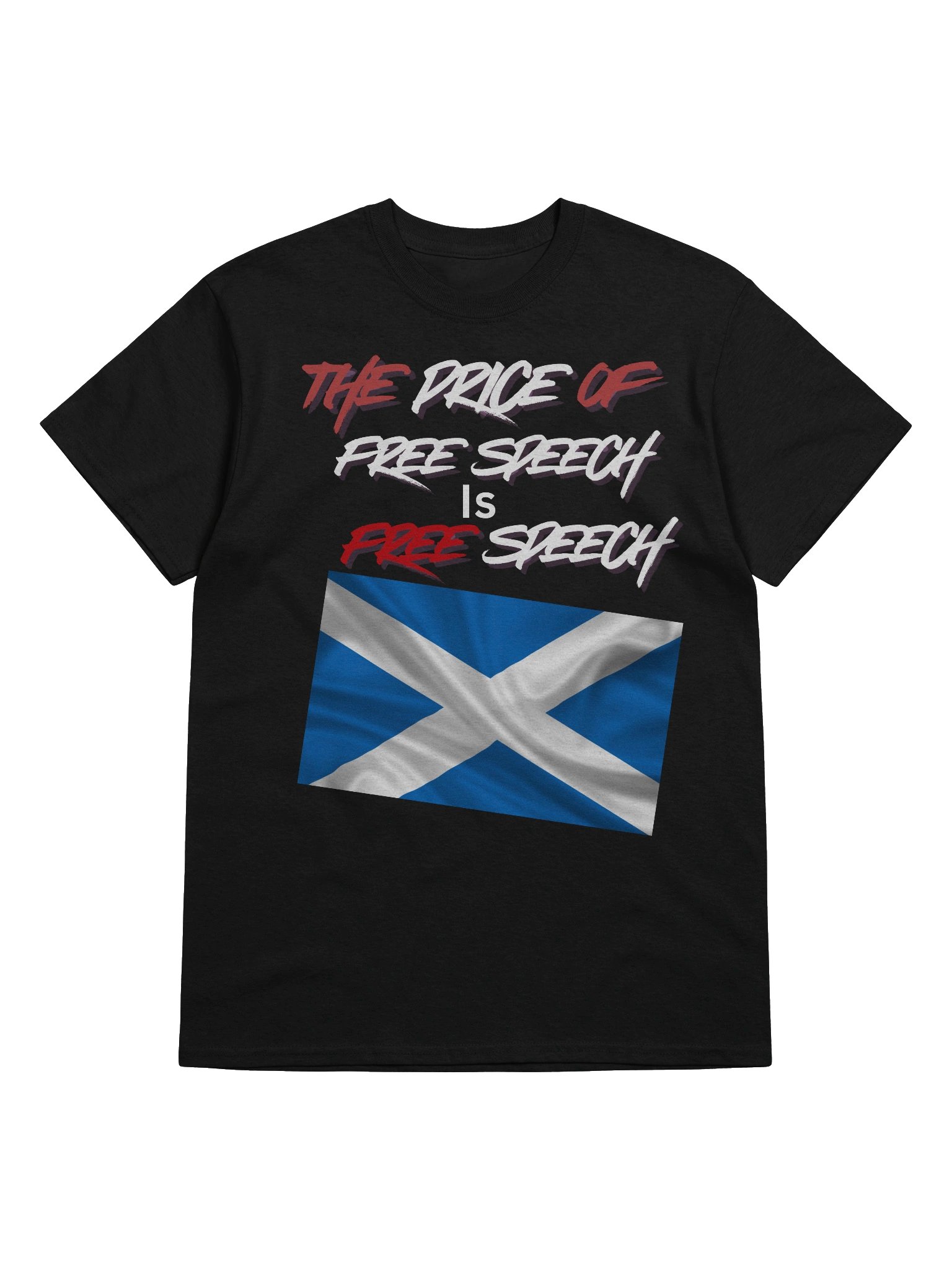 Scottish Free Speech Flag T-Shirt product image (7)