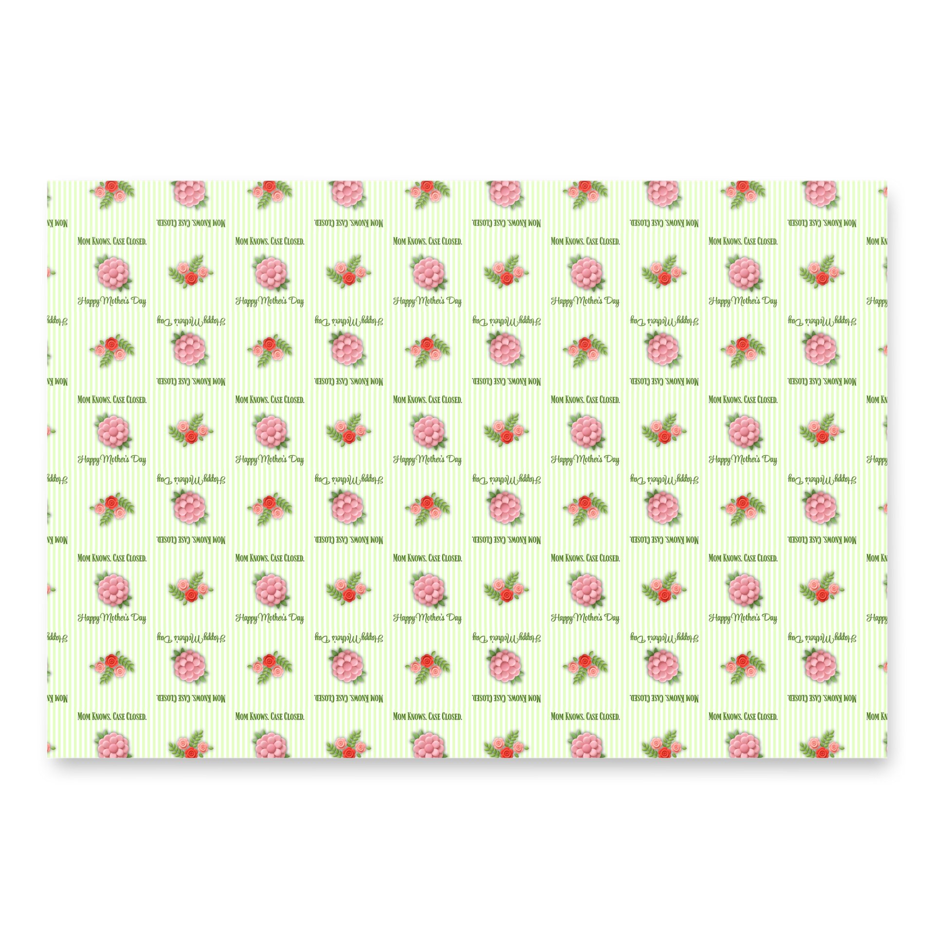 True Crime Mom Floral Gift Wrap Set product image (7)