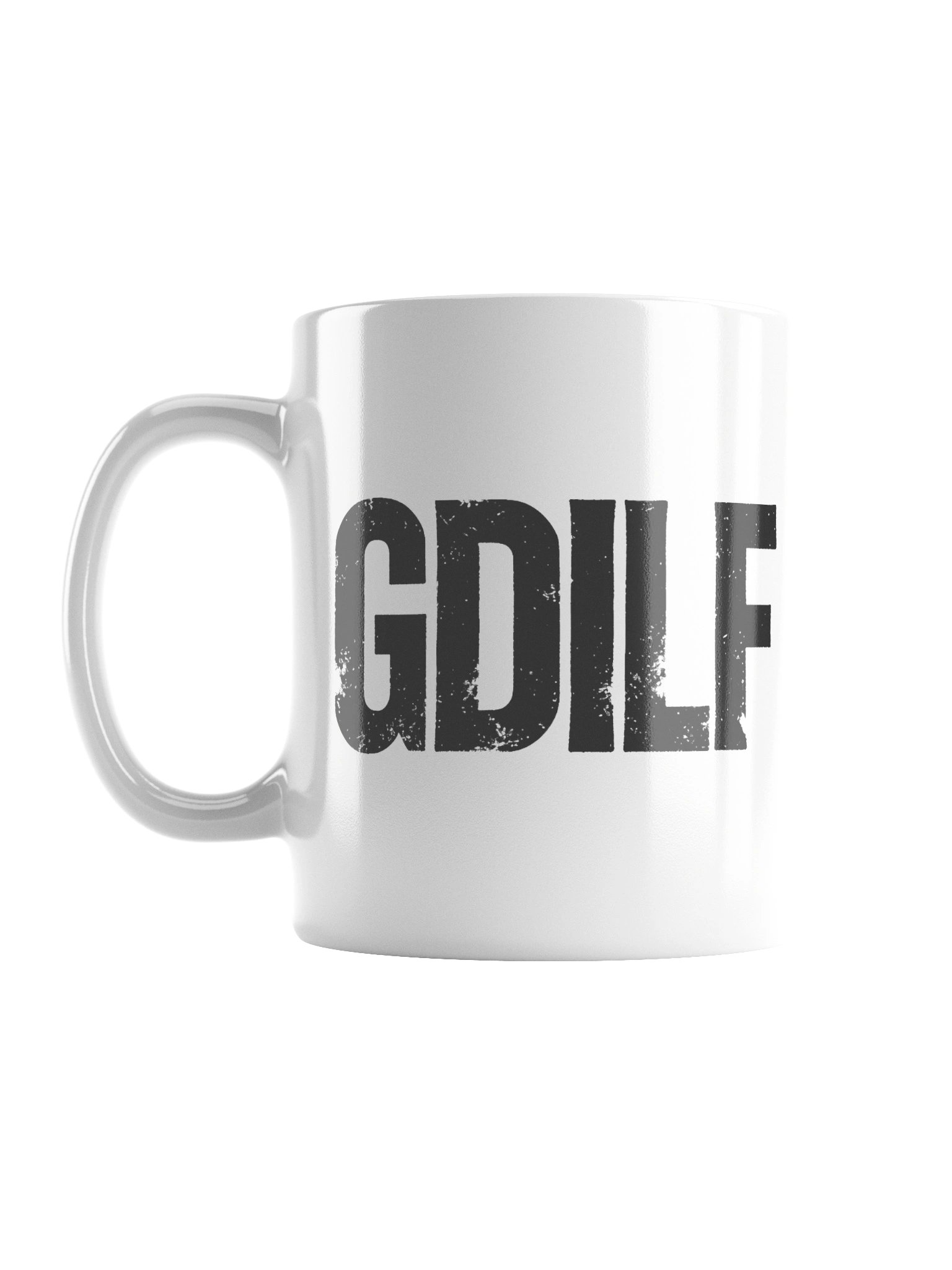 GDILF in Black Grungy Letters Mug product image (1)
