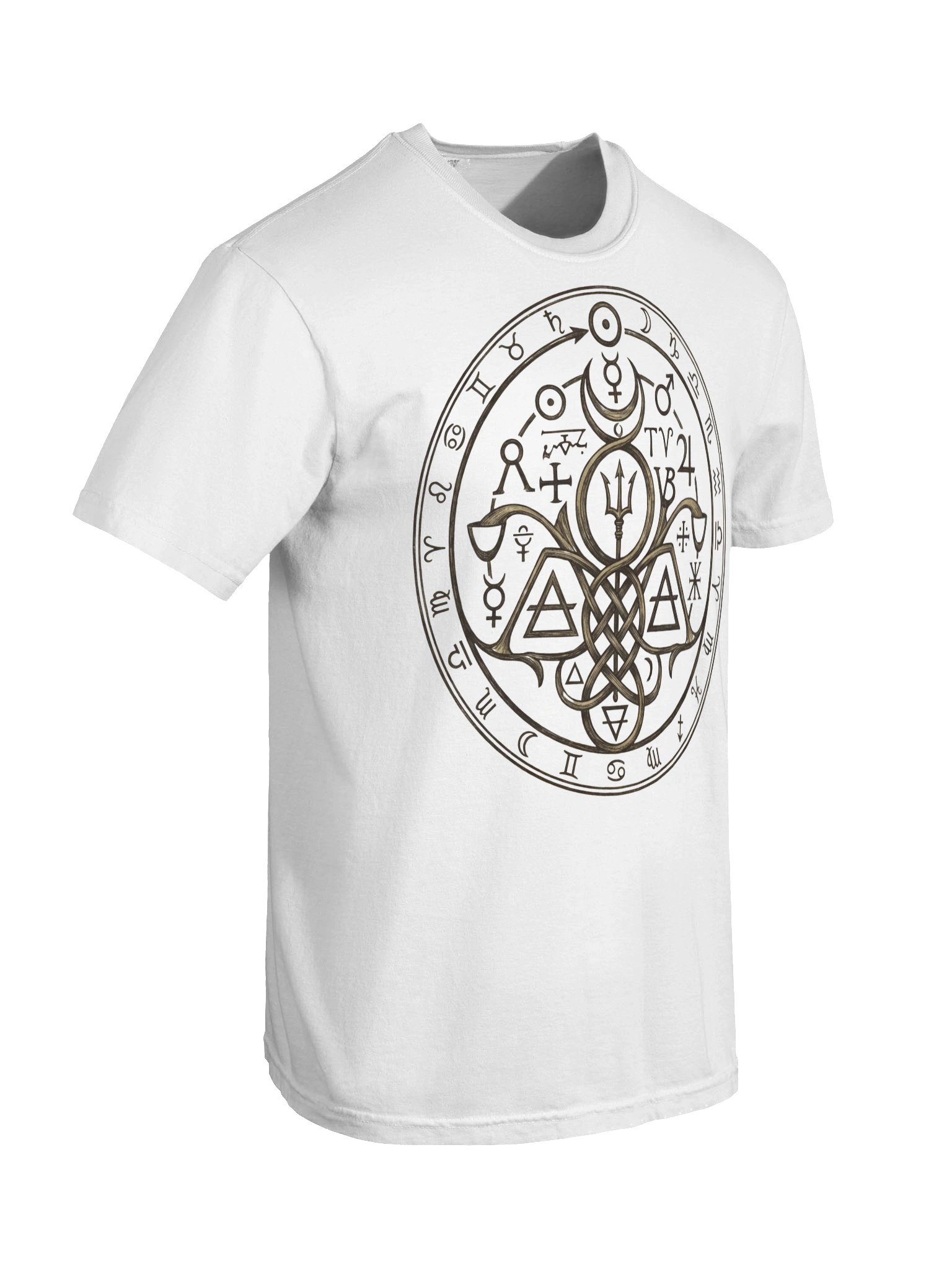 Mystic Symbols Circle T-Shirt product image (8)