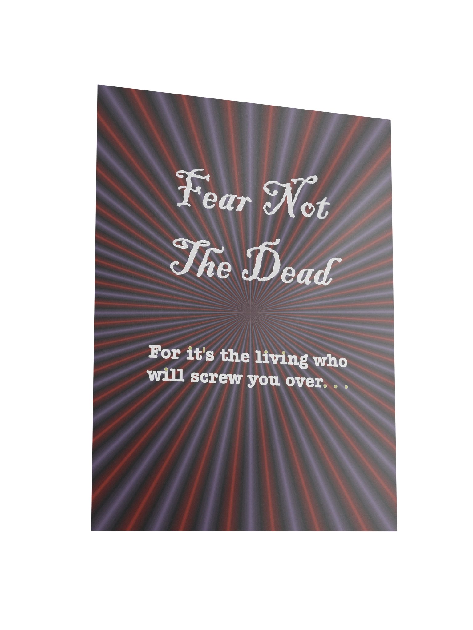 Fear Not the Dead Poster product image (6)