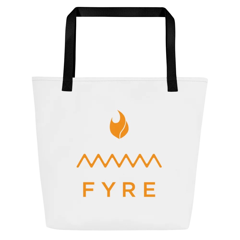 Large White Tote Bag product image (2)