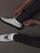 LM Origin™ Steel Gray Sneakers | Unisex Canvas Streetwear Shoes product image (2)