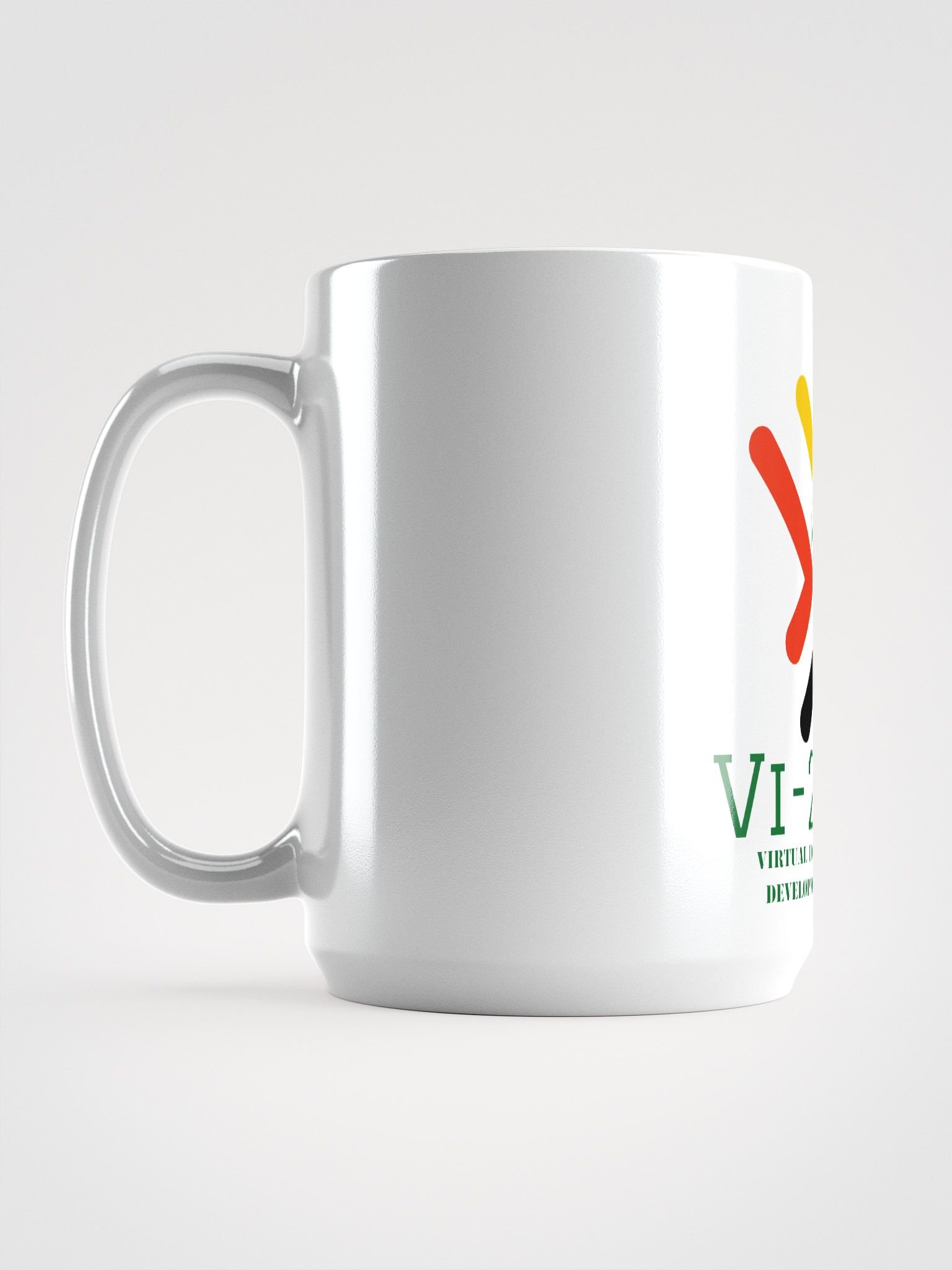 Vi-2s-Dk Globe Logo on White Glossy Mug product image (1)