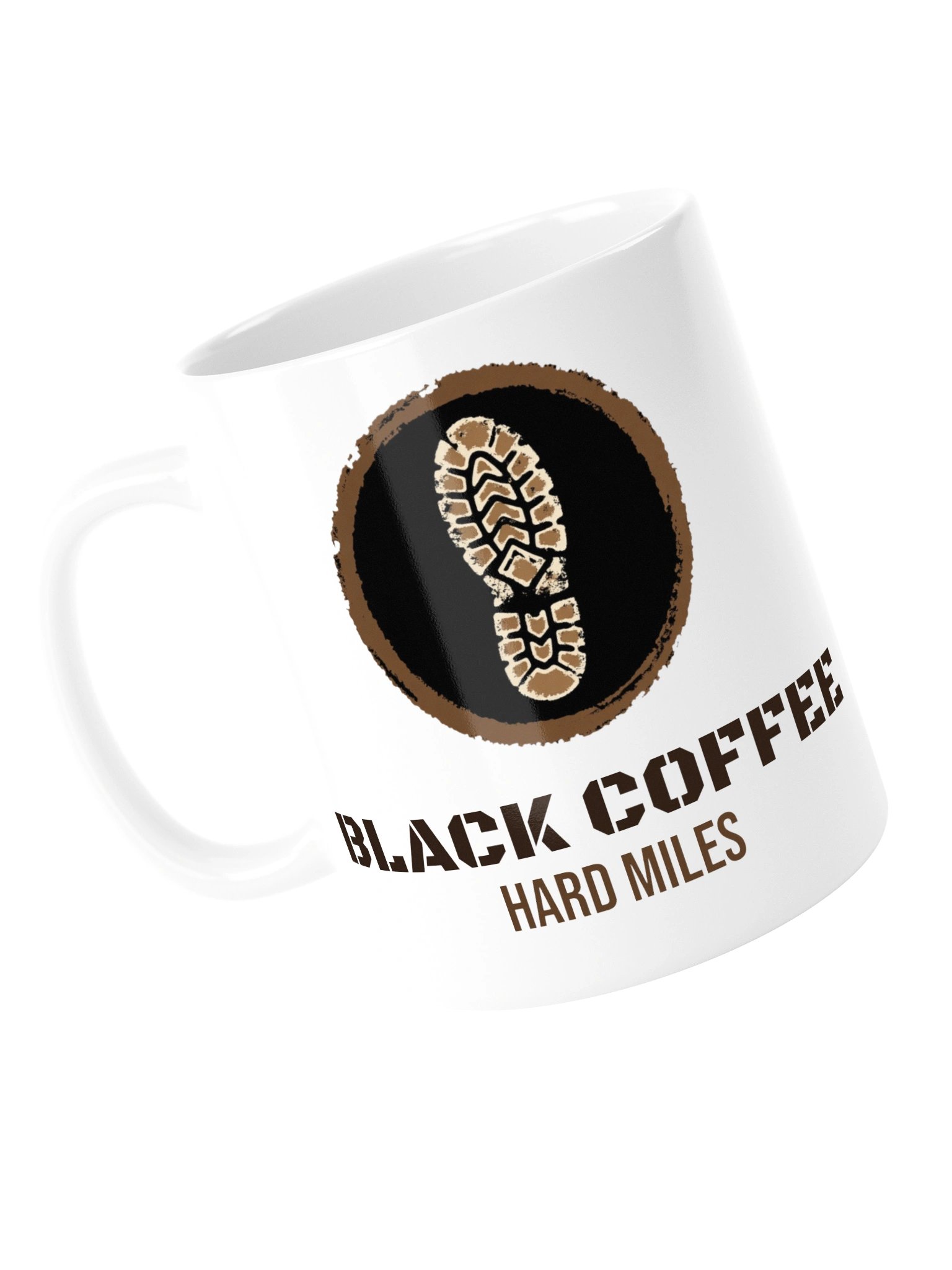Black Coffee, Hard Miles Mug product image (5)