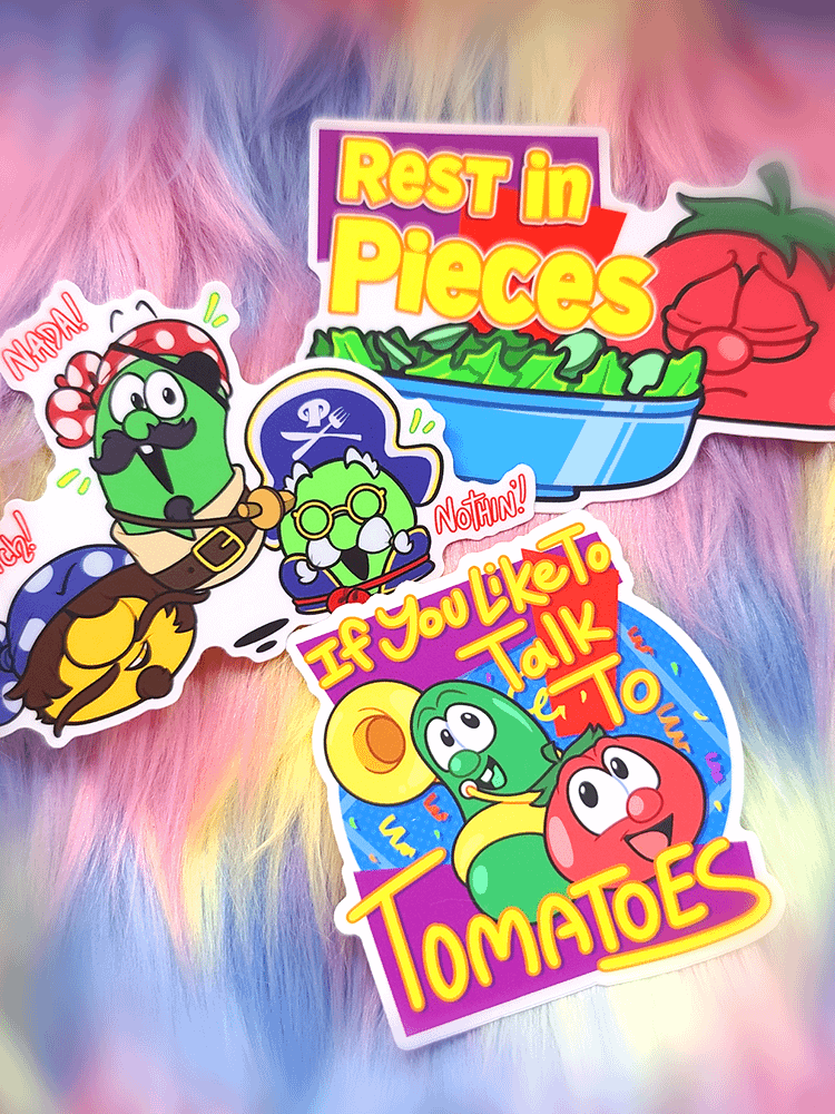 Vegetable Friends | Sticker Set | Befish's Pop Up Shop