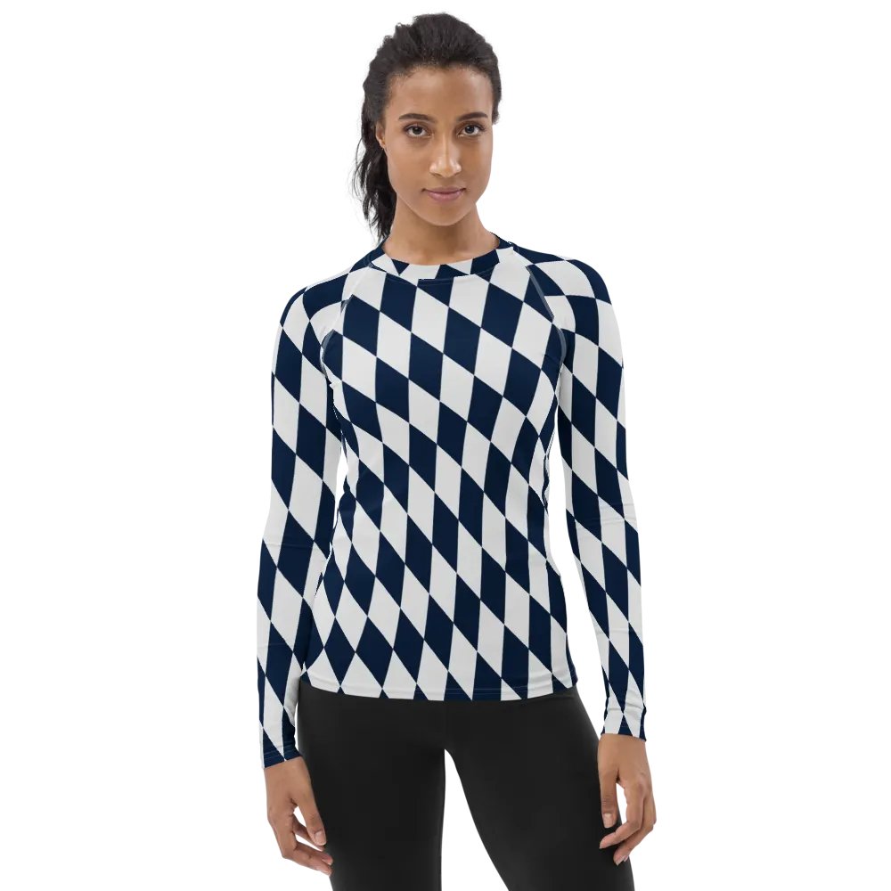 Emo Distortion Women's Rash Guard product image (1)