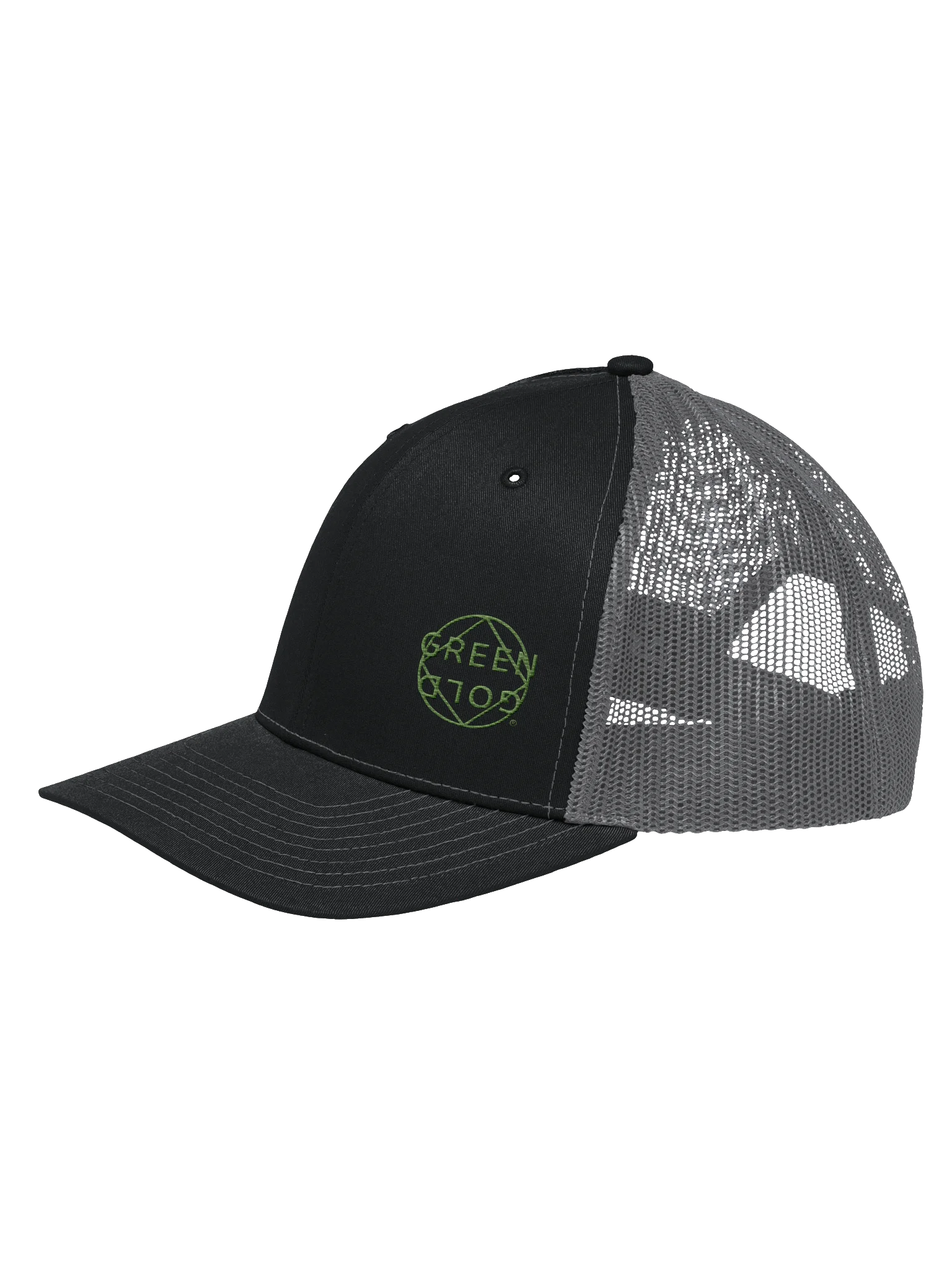 Green Gold Circular Logo Trucker Hat product image (4)