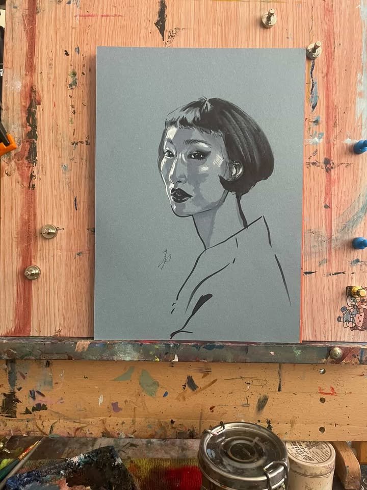 Her- Ink Drawing product image (1)