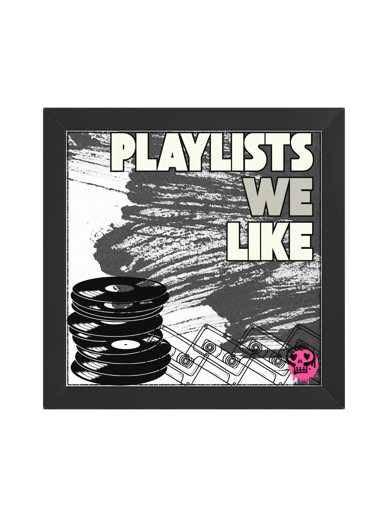 Playlists We Like Framed Poster product image (1)