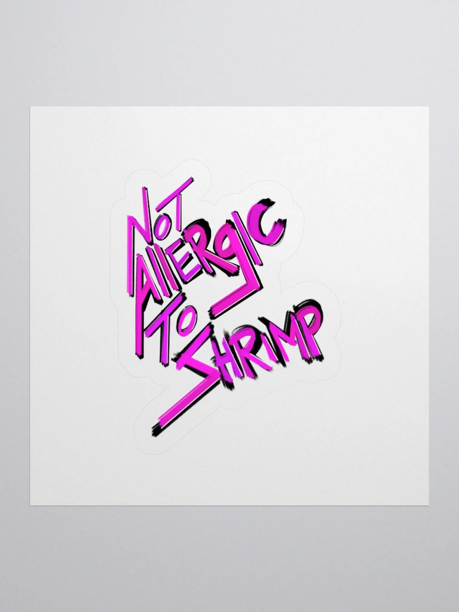 shrimp logo sticker product image (1)