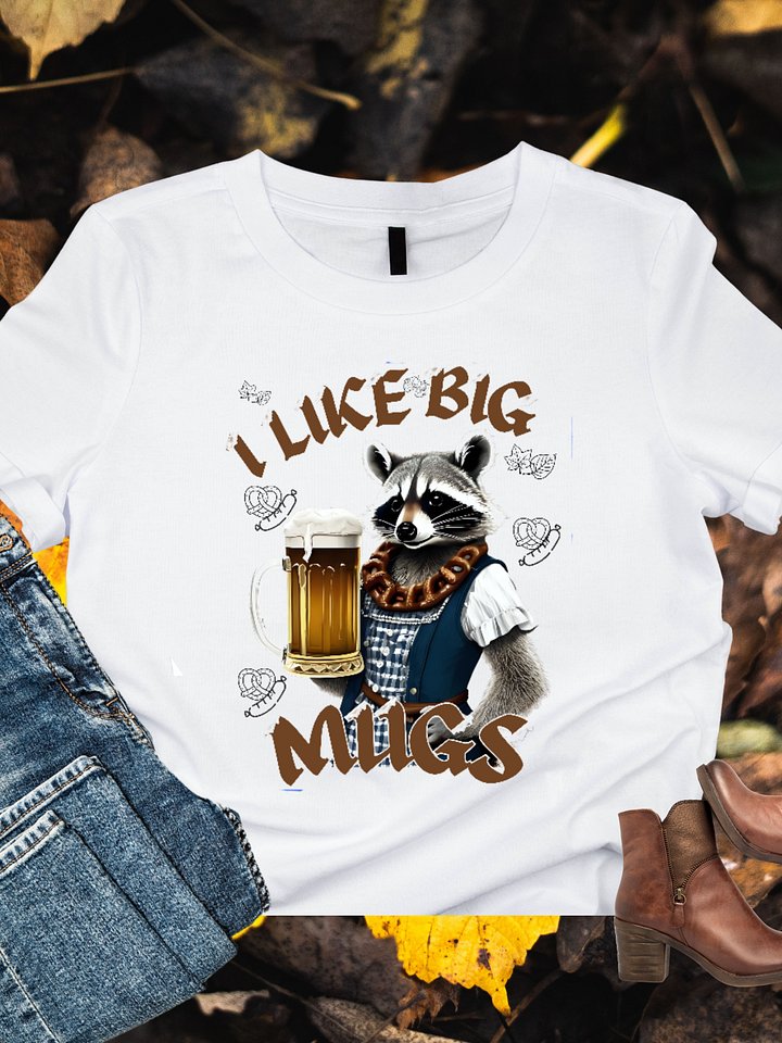 AS Colour Unisex Premium T-Shirt. Oktoberfest, I Like Big Mugs product image (1)
