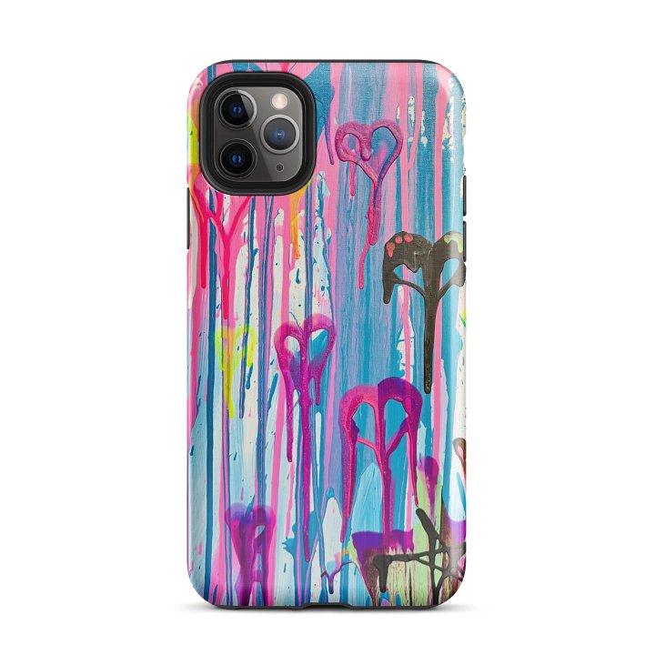 Dripping Hearts iPhone® Case product image (2)