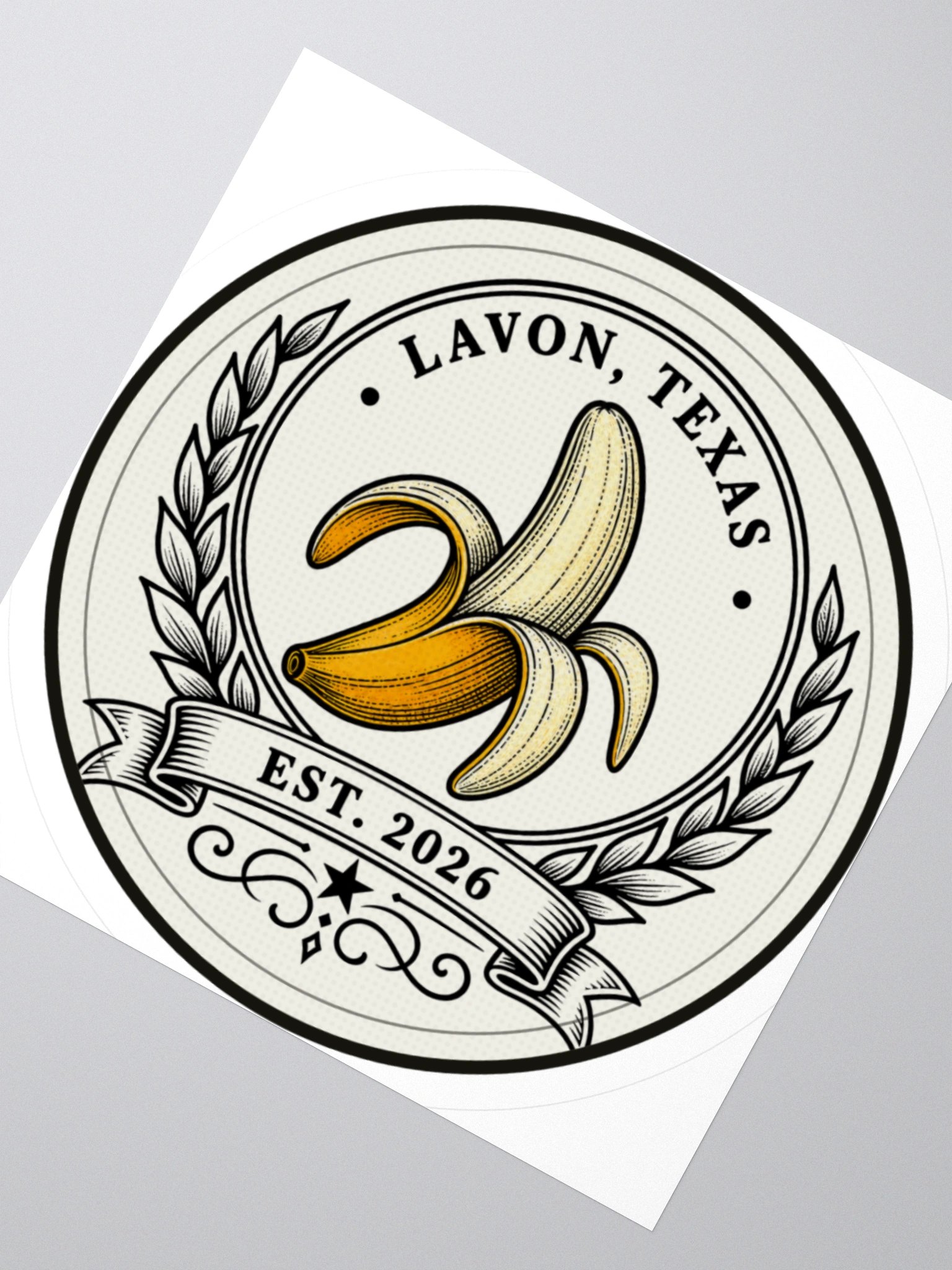 The Banana Crest Sticker product image (5)
