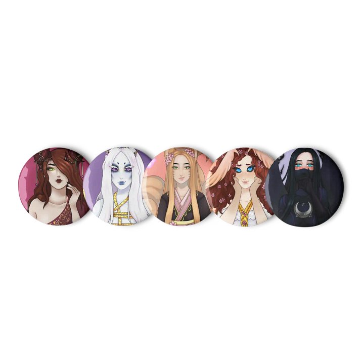 ASMR Tales Ladies Pin Set 3 product image (1)