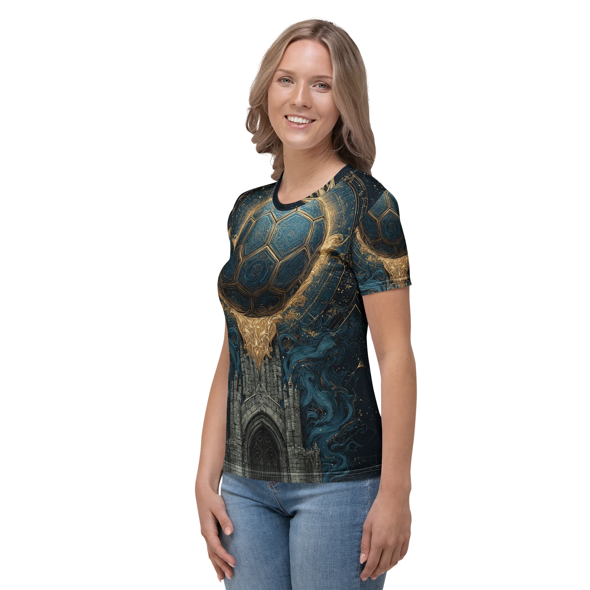 Madrid C.F. Fantasy Football Womens T shirt product image (4)