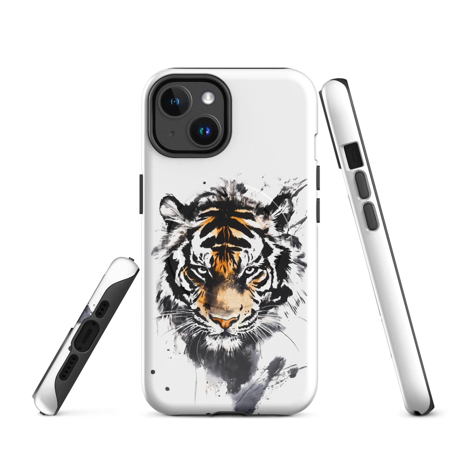 Tiger Face iPhone® MagSafe® Tough Case product image (1)