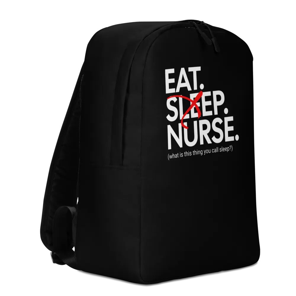 Eat Sleep Nurse Backpack (Large/Black) product image (5)