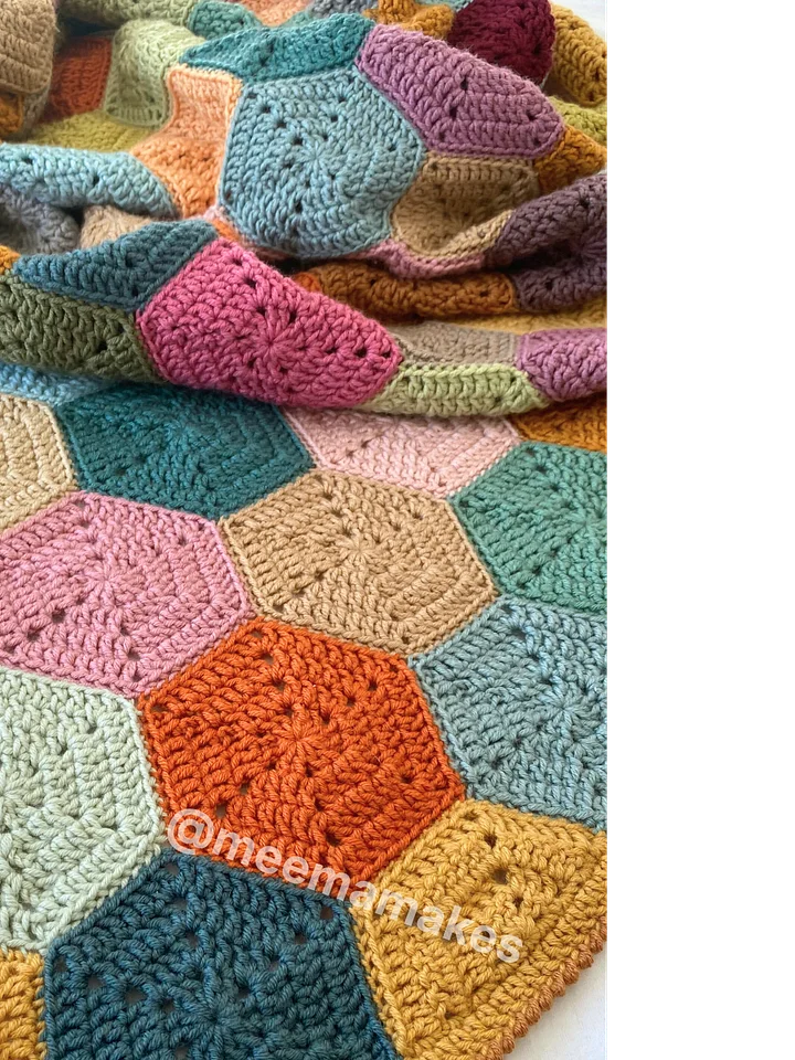 Hexalong Blanket Pattern product image (2)