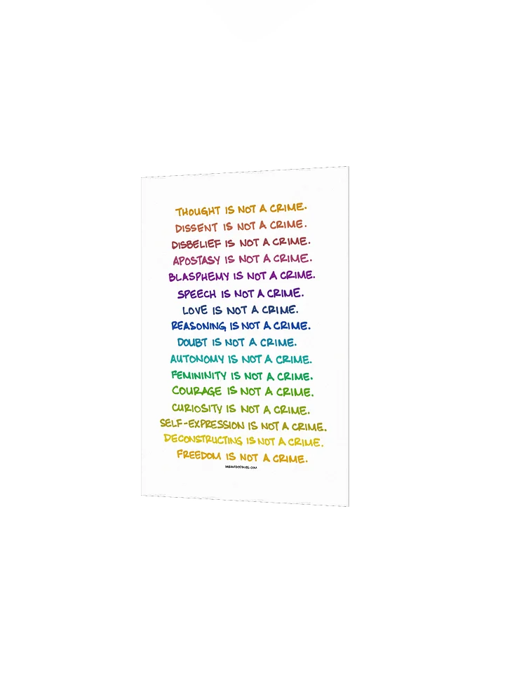 Not a Crime Poster product image (2)