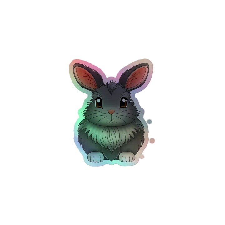 Bun Bun Holographic Sticker product image (1)