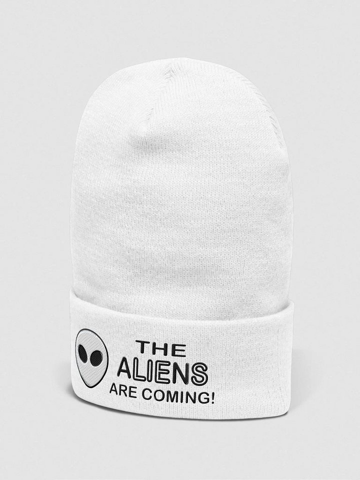 The Aliens Are Coming! - Yupoong Cuffed Beanie product image (2)