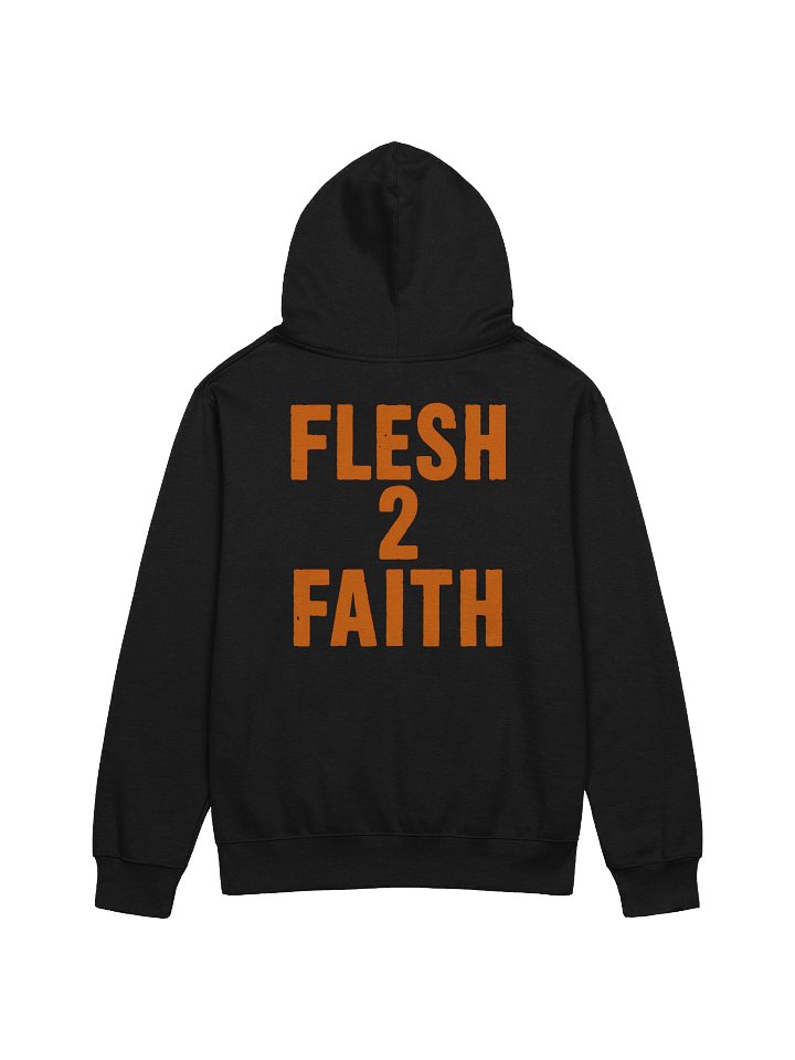 From Flesh 2 Faith — Logo Hoodie (Orange) product image (2)
