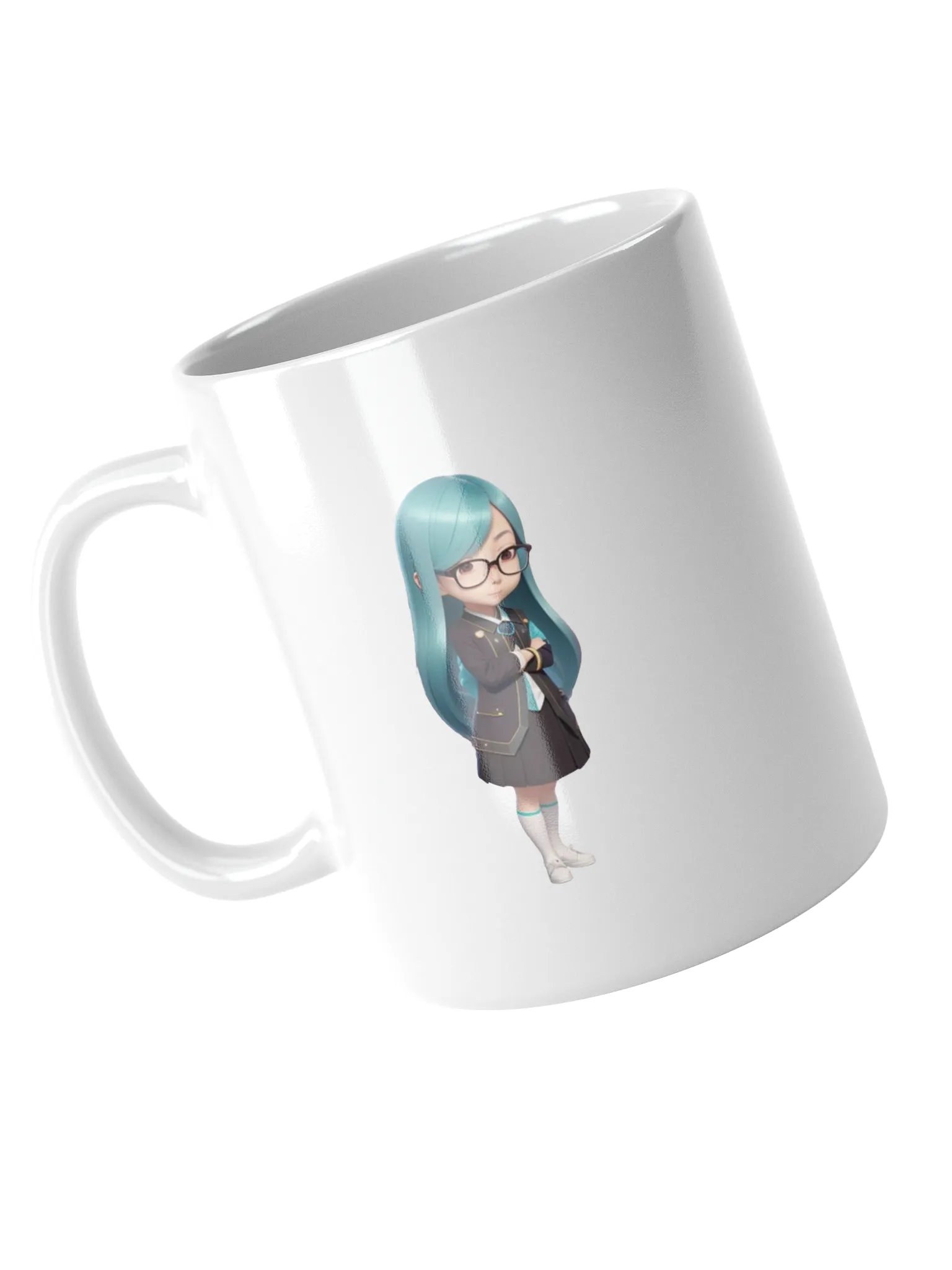 (Aqua CHIBI) K White Mug product image (3)
