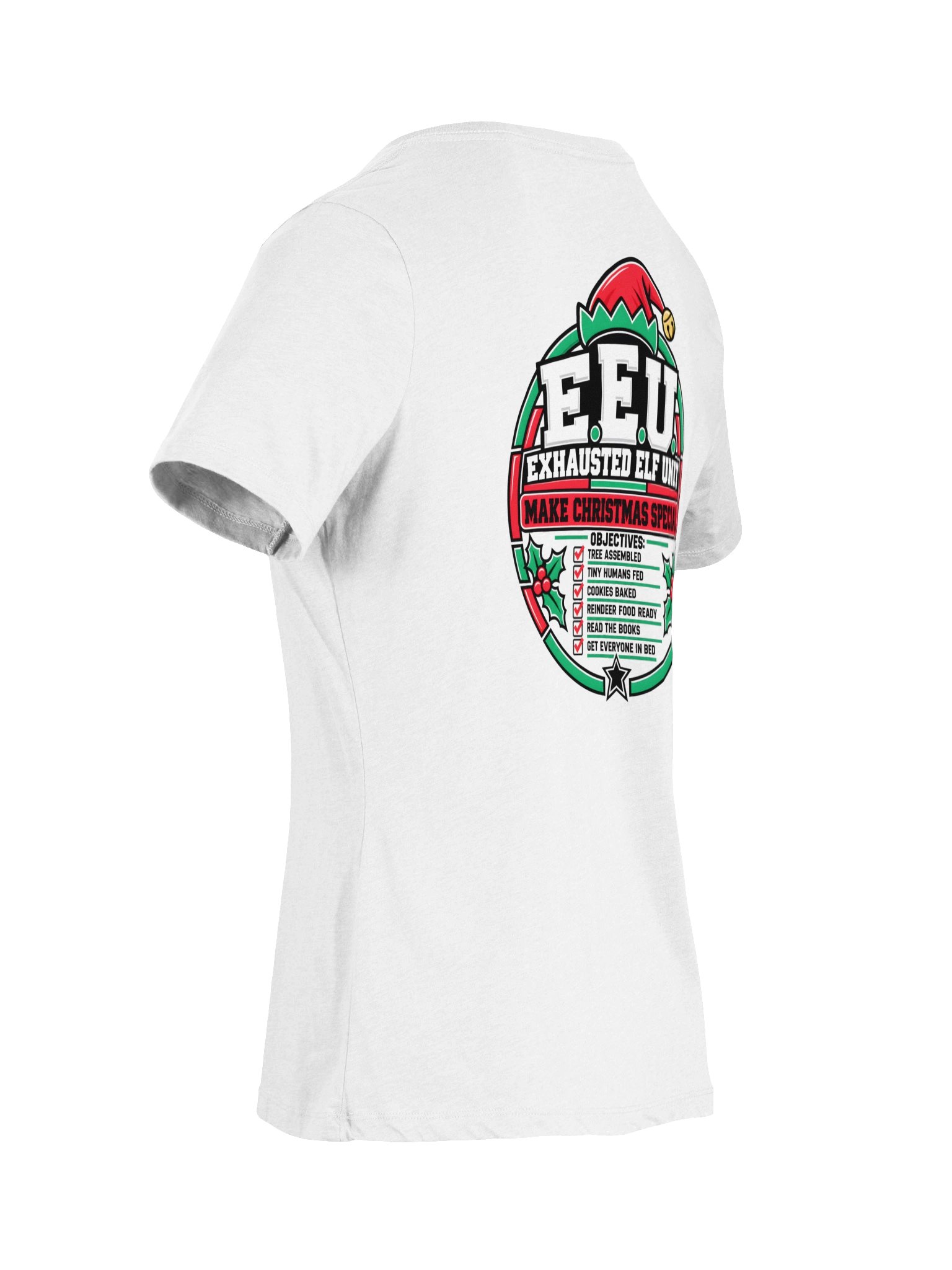 Exhausted Elf Unit Women's V-Neck | White product image (8)