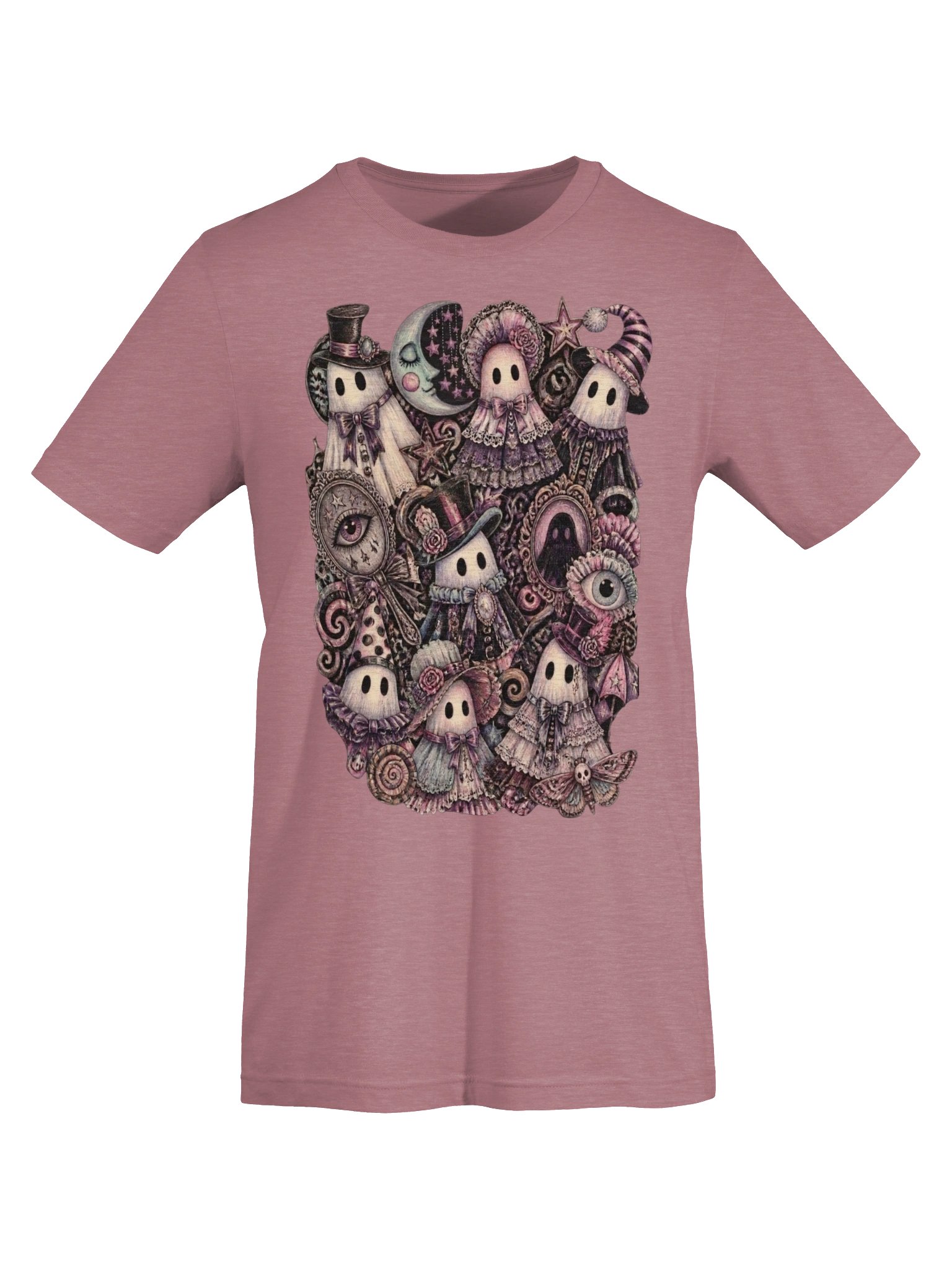 Whimsigoth Halloween Shirt, Cute Ghost Neo-Victorian Spooky Graphic product image (6)