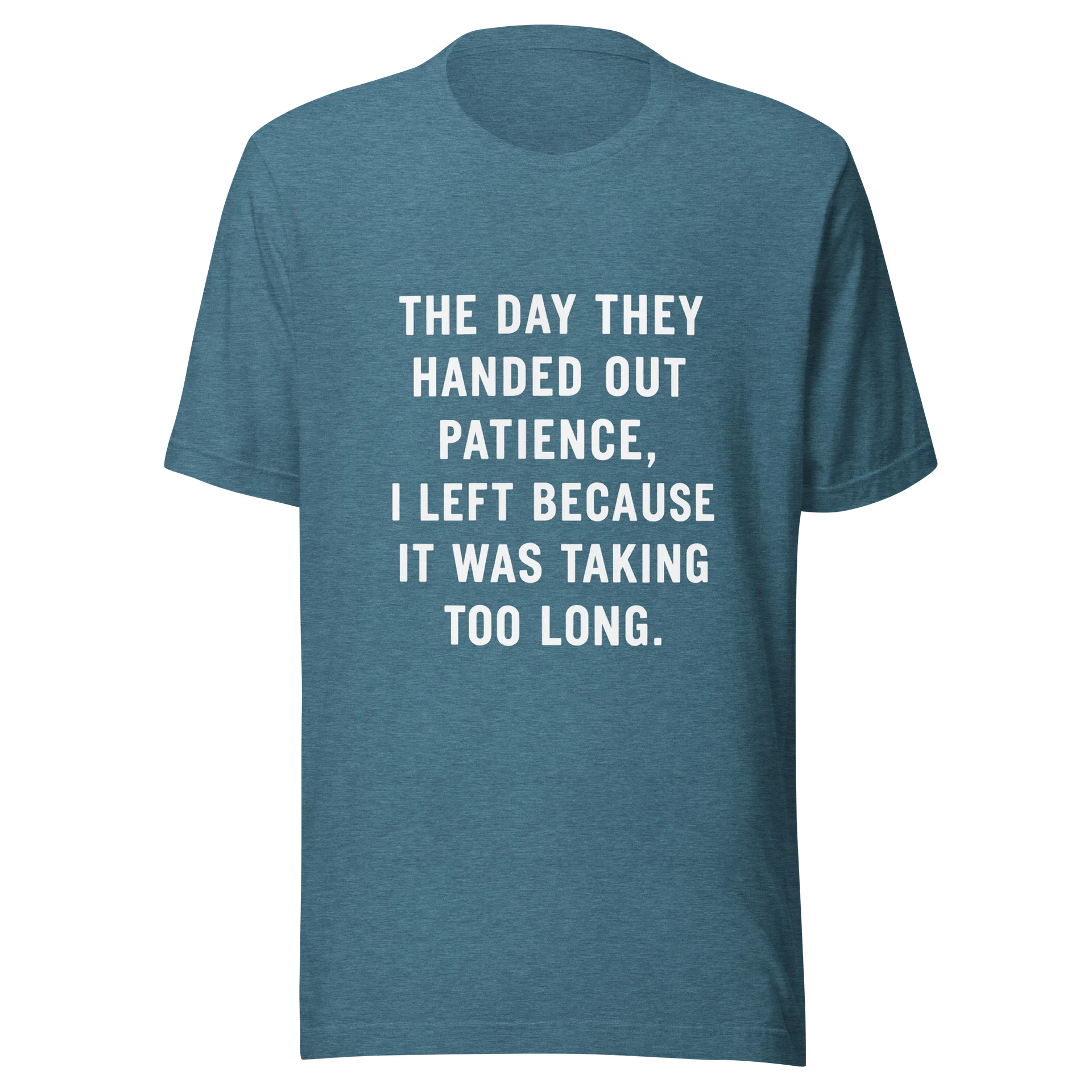 The Patience Ran Out Funny Quote T-Shirt product image (1)
