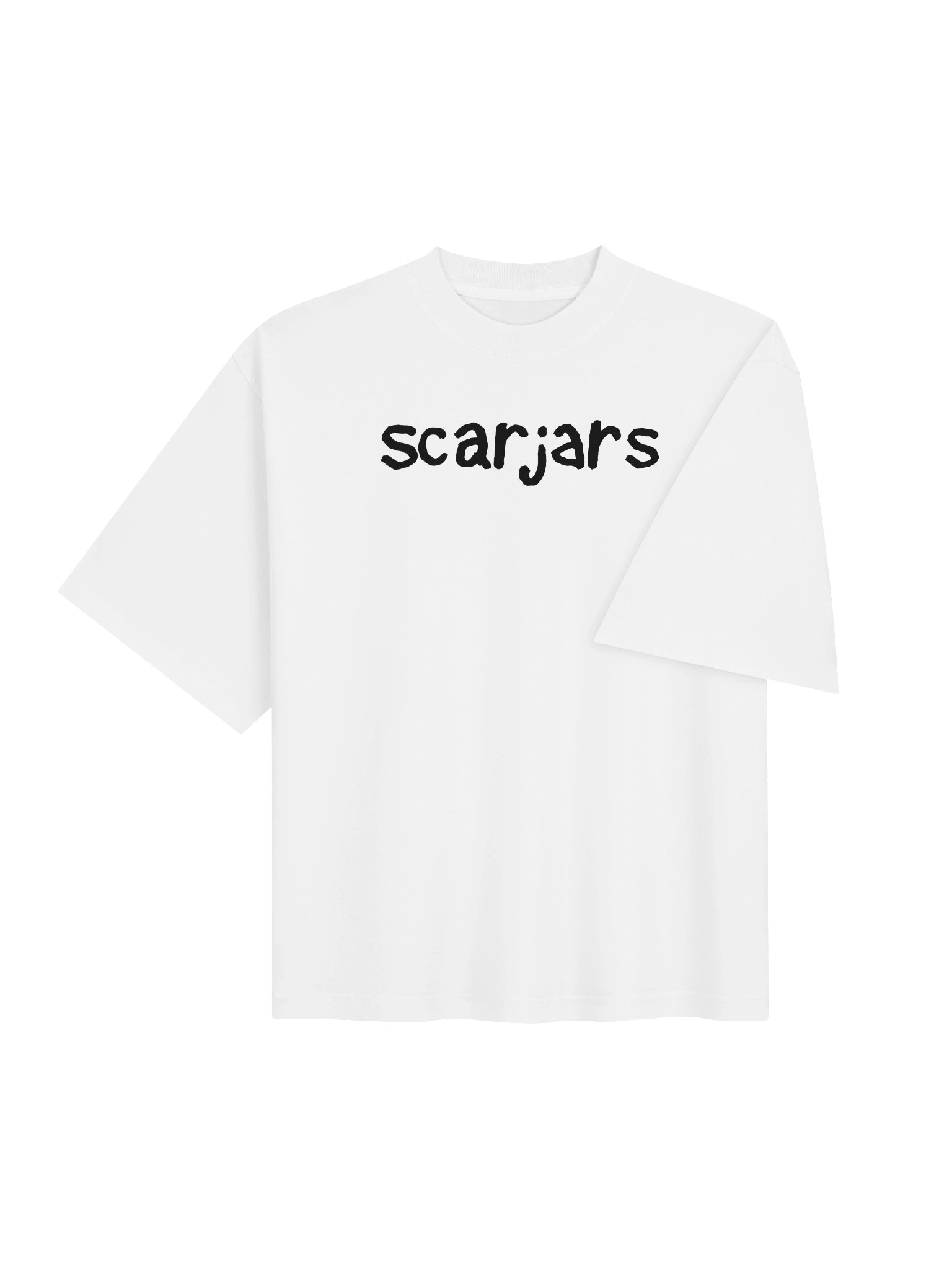 scarjars logo tee (white) product image (4)