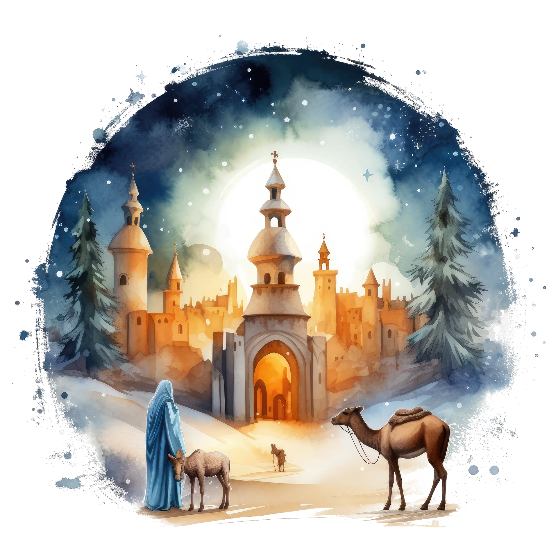 Jesus Born - Clipart Christmas Clipart product image (7)