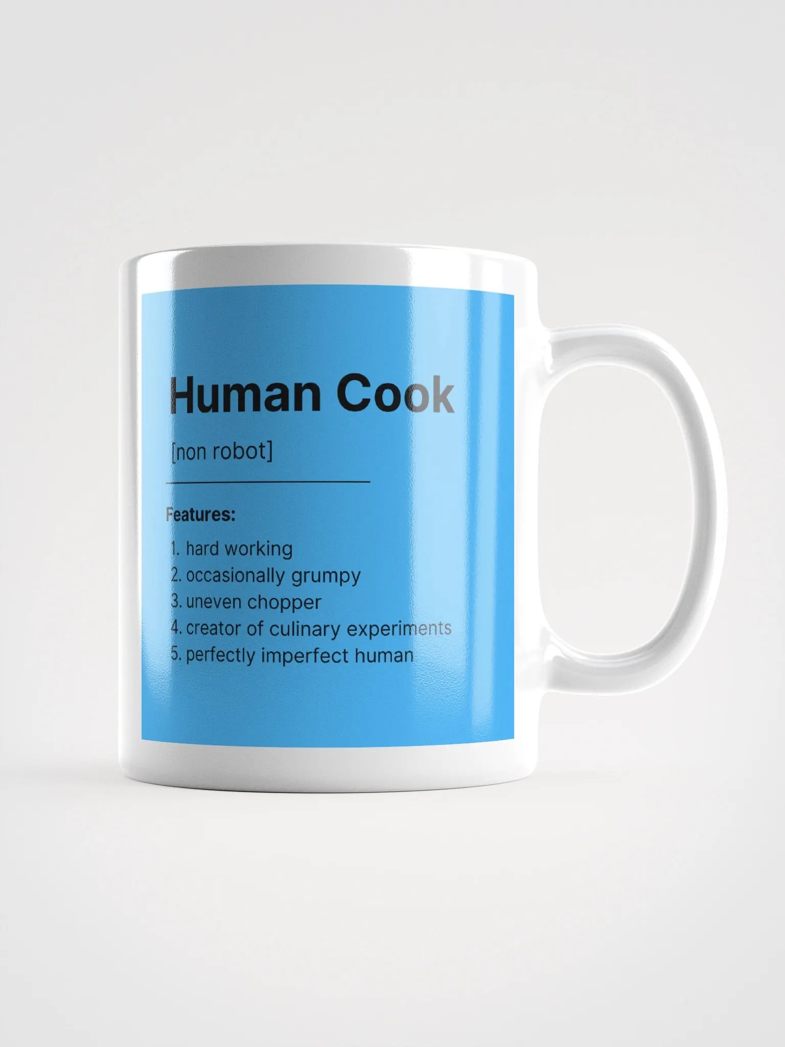 Human Cook Mug - Blue product image (2)