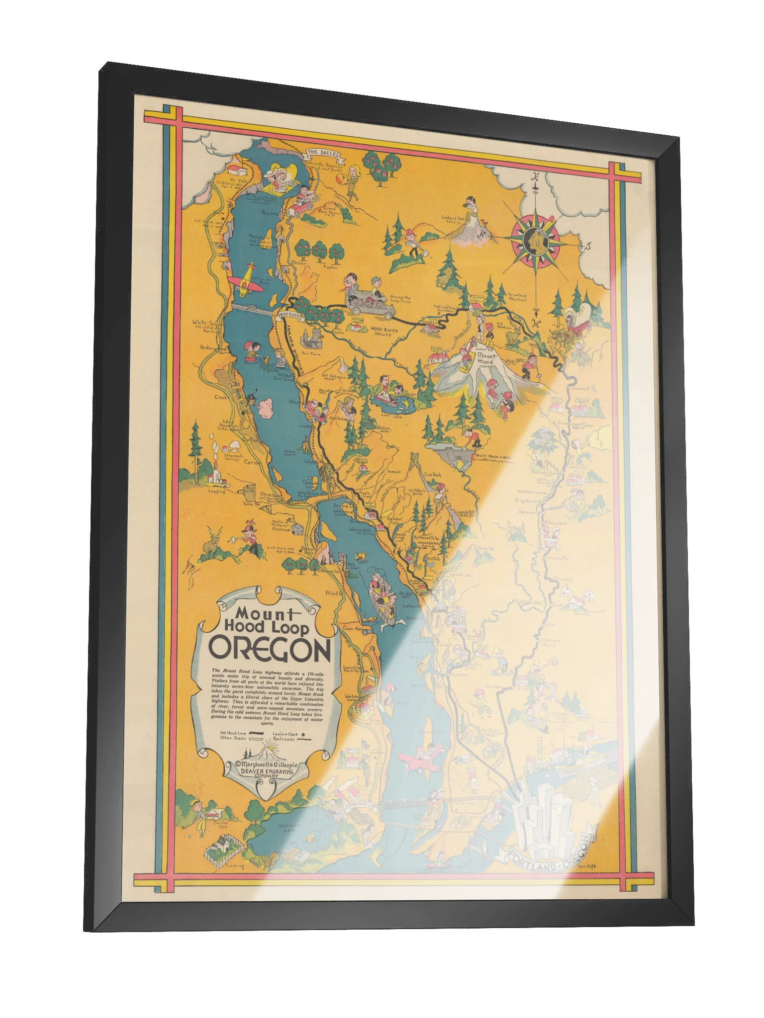 Mount Hood Loop Framed Print product image (3)